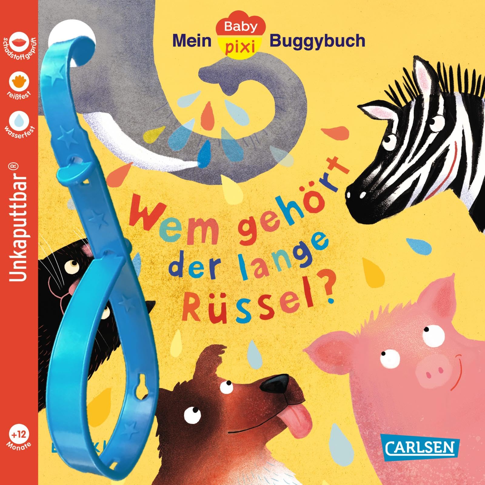 Baby Pixi (unkaputtbar) 171: Mein Baby-Pixi-Buggybuch: Wem gehört der lange Rüssel? Non-fiction