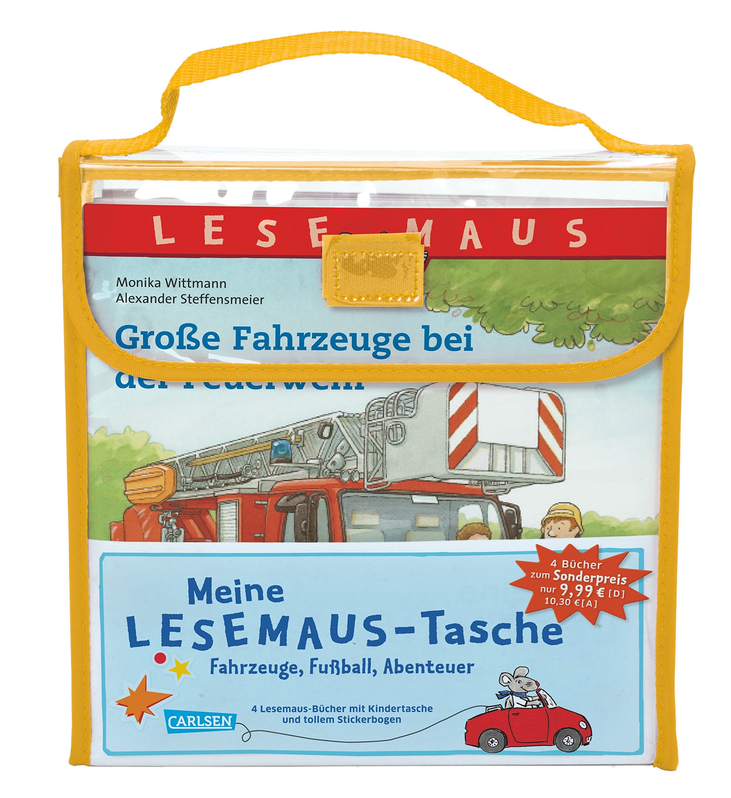 Meine Lesemaus-Tasche - Fahrzeuge, Fußball, Abenteuer Non-fiction