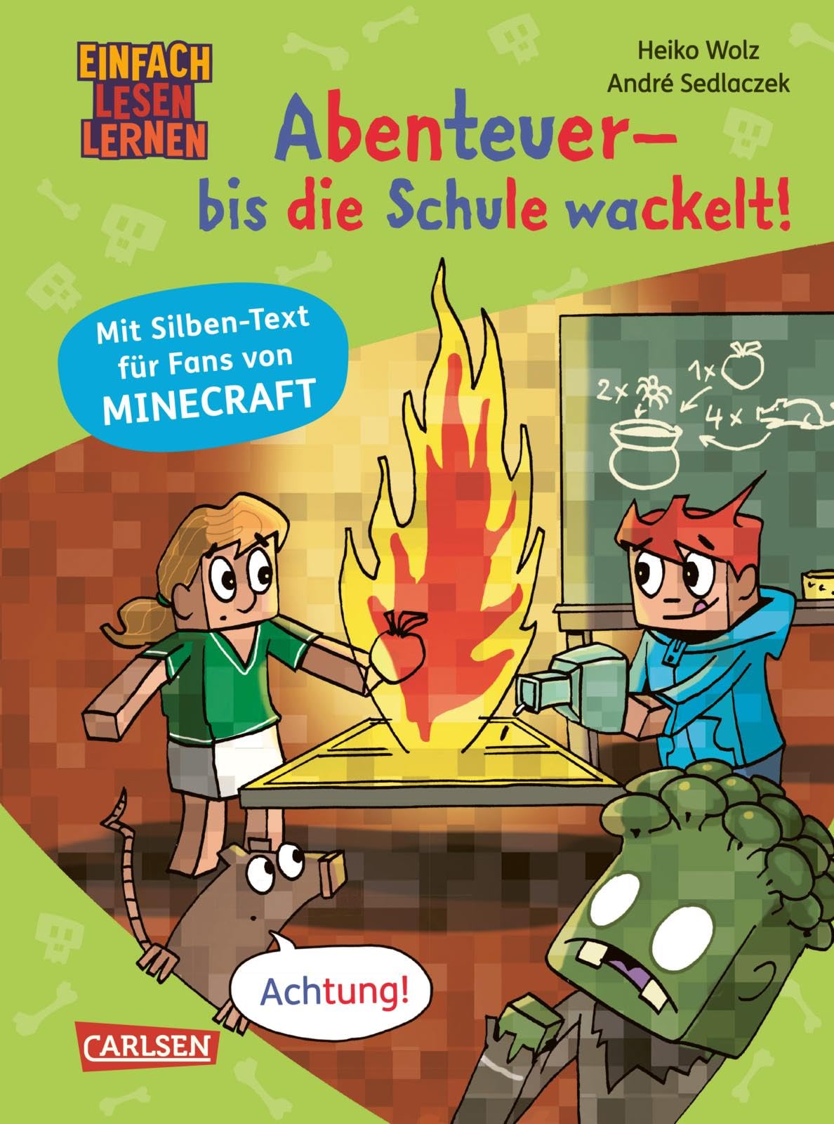 Minecraft Silben-Geschichte: Abenteuer - bis die Schule wackelt! Learning & Reference