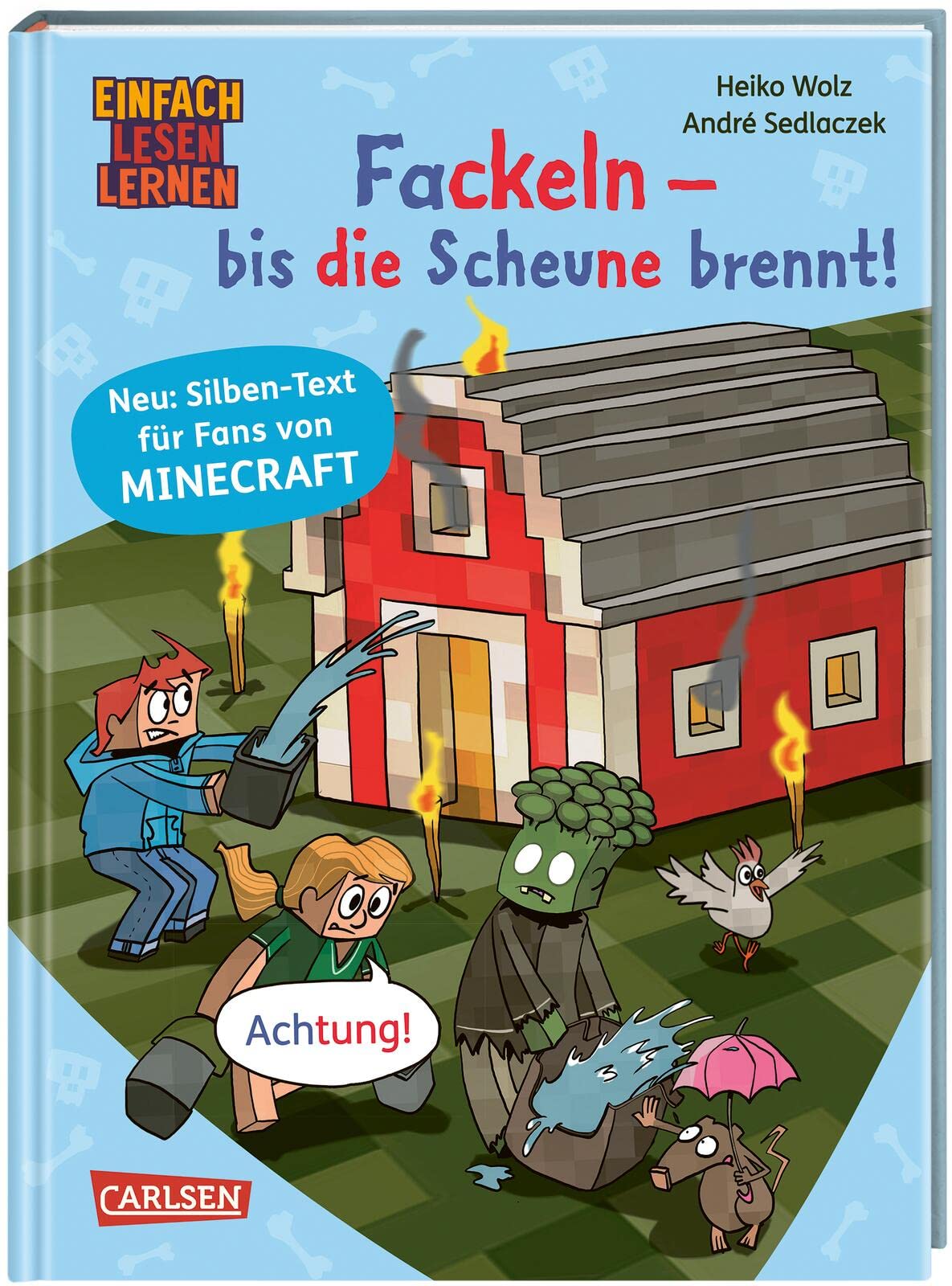 Minecraft Silben-Geschichten: Fackeln - bis die Scheune brennt! Computer Science