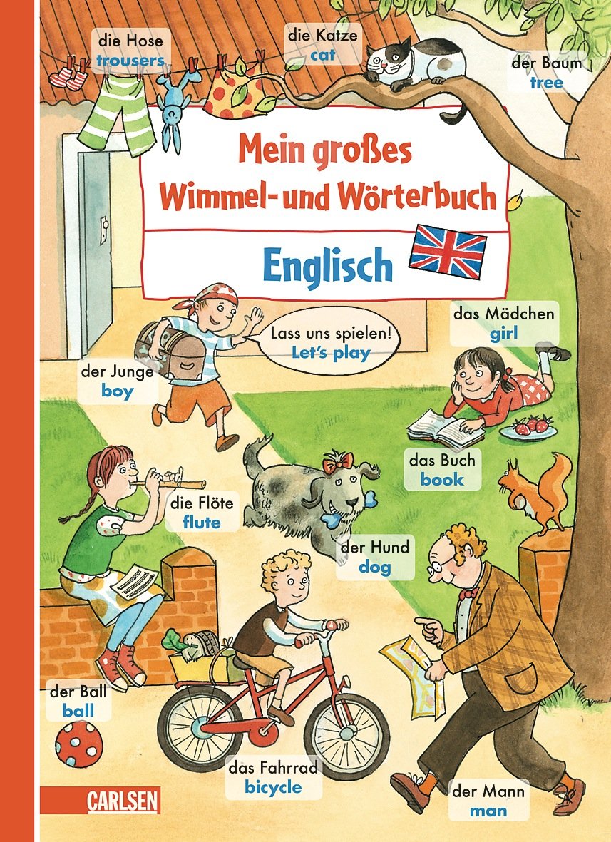 Mein großes Wimmel- und Wörterbuch: Englisch Learning & Reference