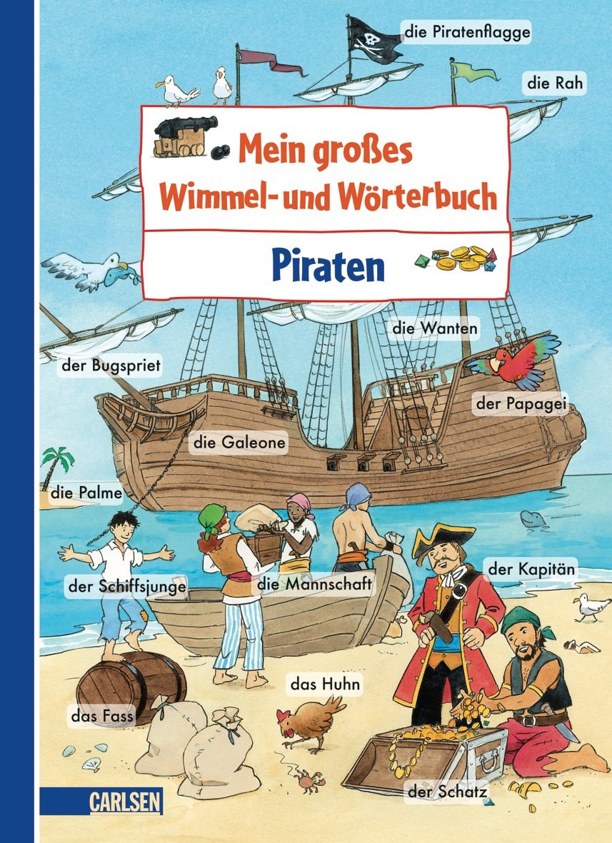 Mein großes Wimmel- und Wörterbuch: Piraten Children's books