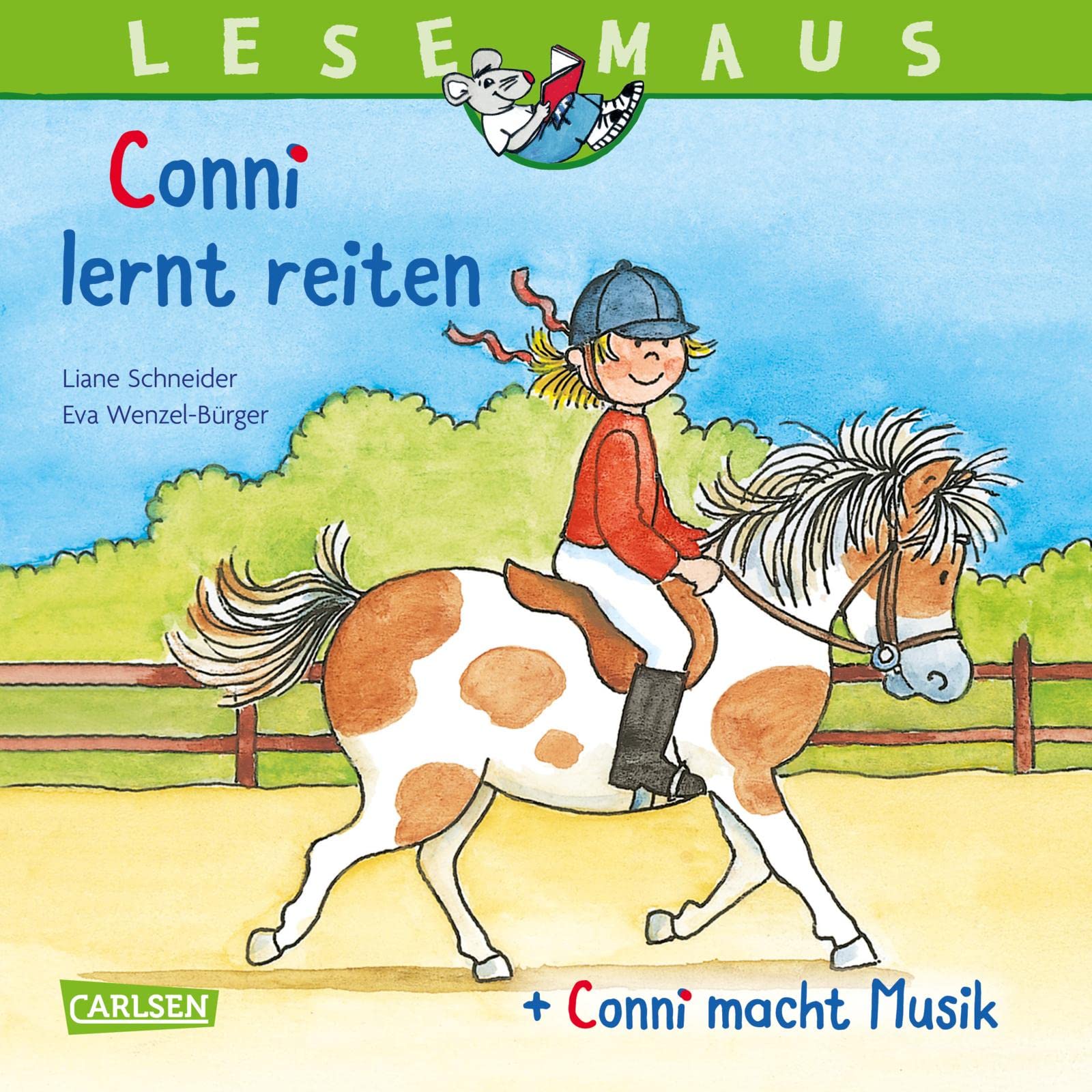 LESEMAUS 206:  "Conni lernt reiten" + "Conni macht Musik" Conni Doppelband Novels & Short Stories