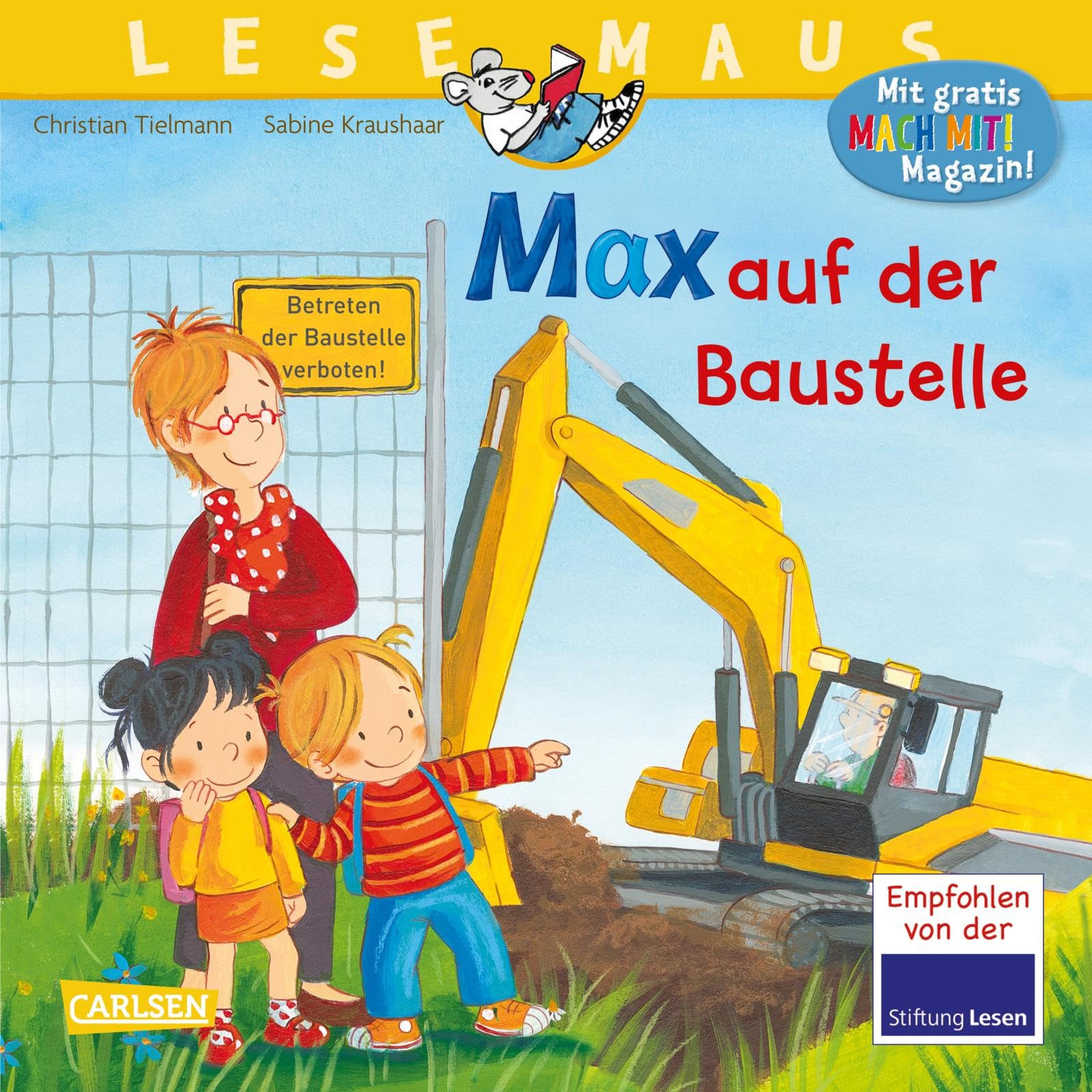 LESEMAUS 12: Max auf der Baustelle Novels & Short Stories
