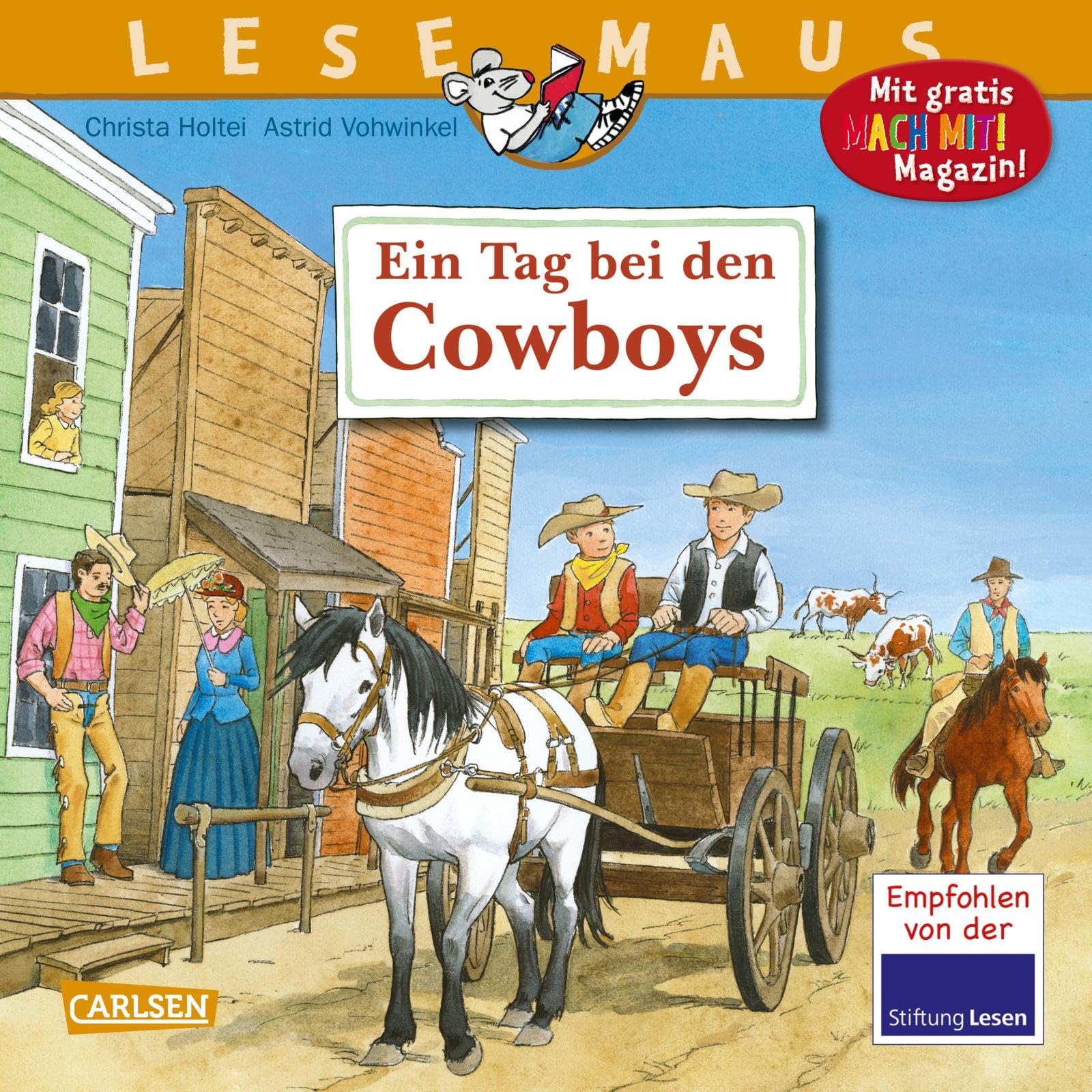 LESEMAUS 91: Ein Tag bei den Cowboys Non-fiction