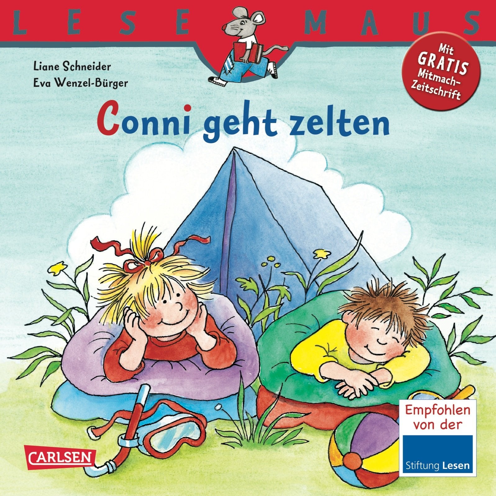 LESEMAUS, Band 84: Conni geht zelten Children's books