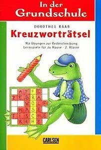 In der Grundschule, neue Rechtschreibung, Kreuzworträtsel General education