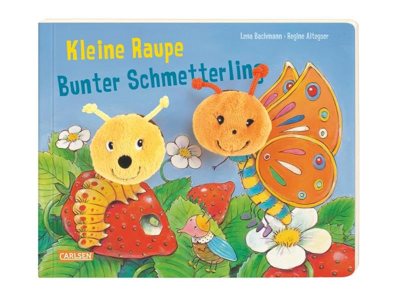 Kleine Raupe Bunter Schmetterling (Doppelfingerpuppen-Bücher) Children's books