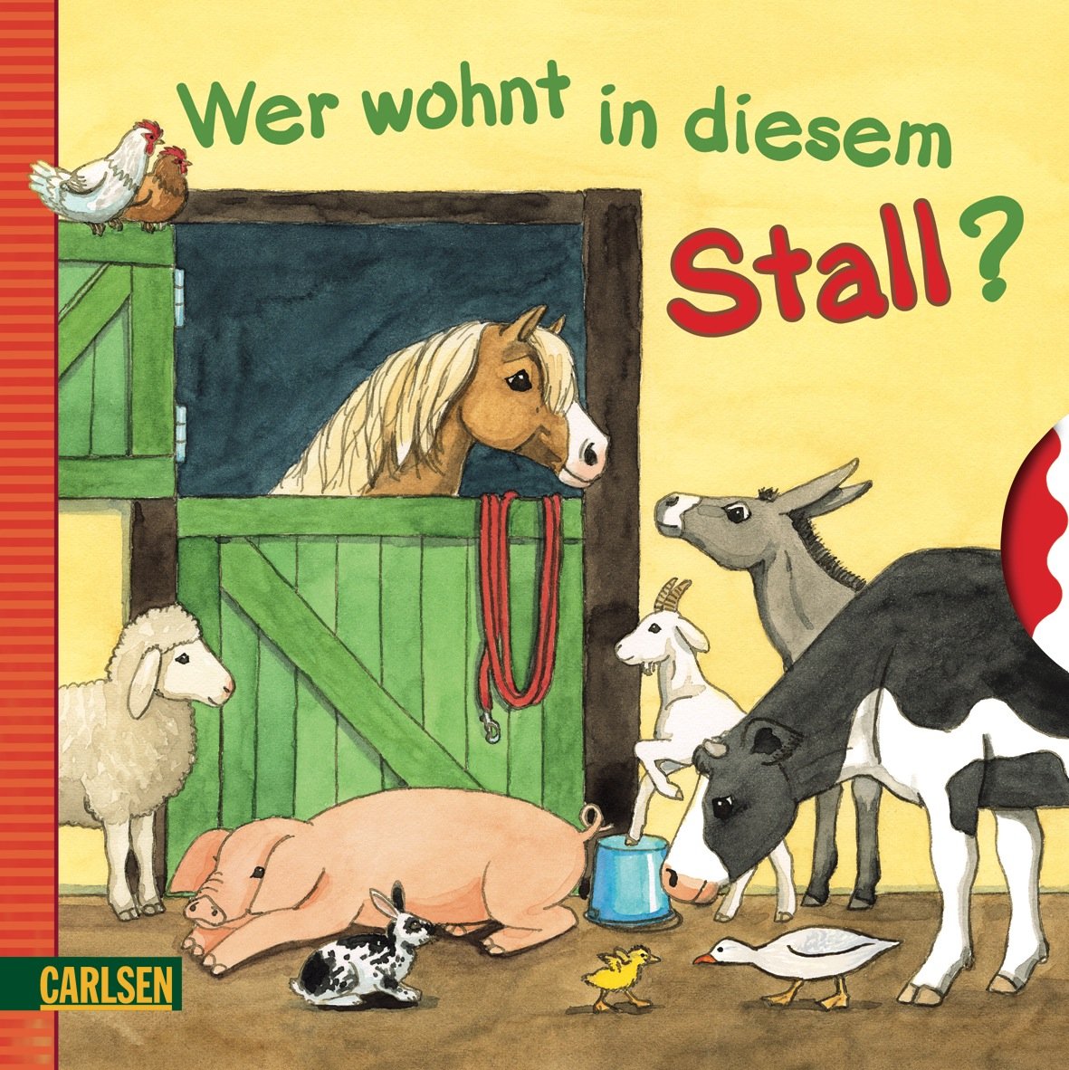 Bauernhof Sonnenschein: Wer wohnt in diesem Stall? Children's books
