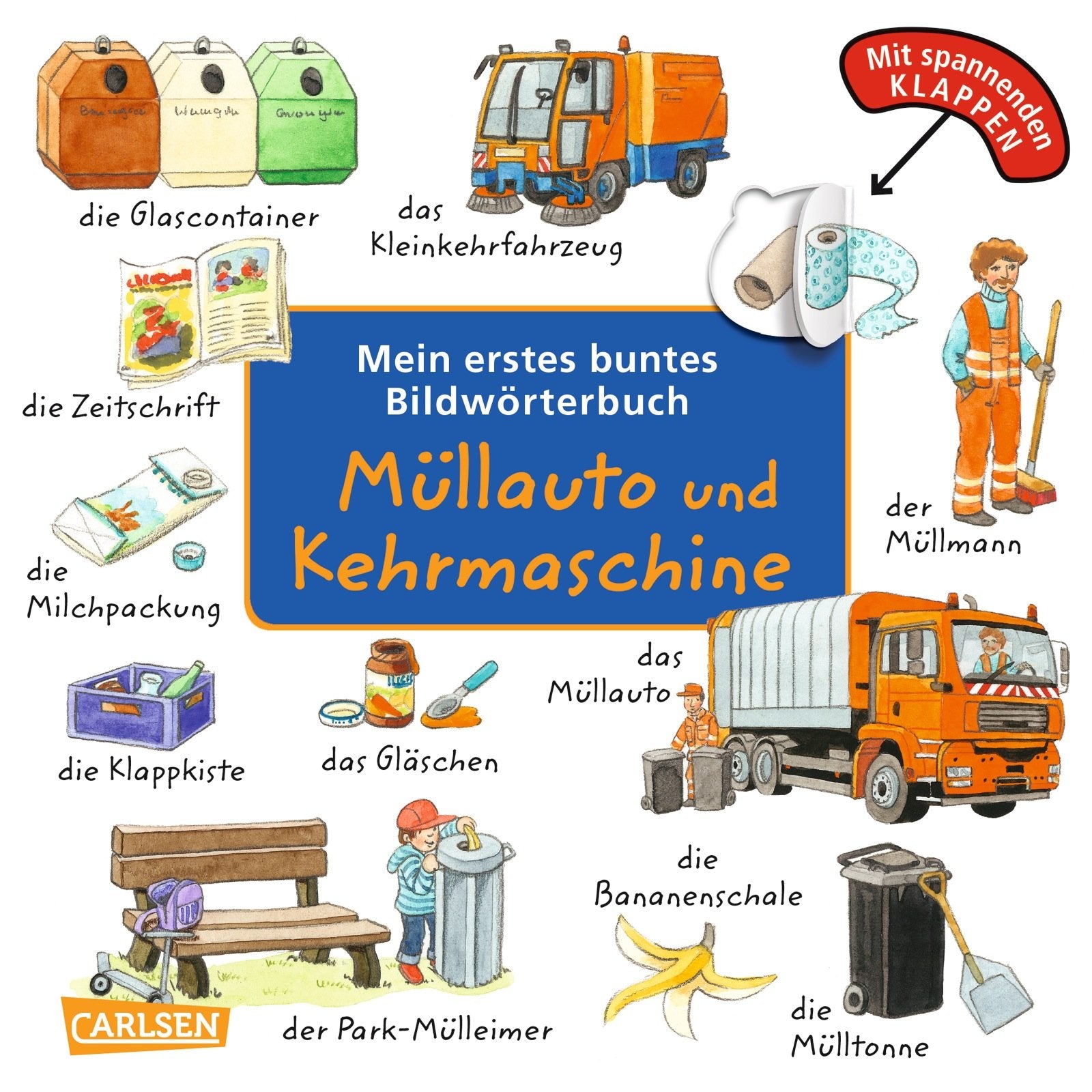 Mein erstes buntes Bildwörterbuch: Müllauto und Kehrmaschine Non-fiction