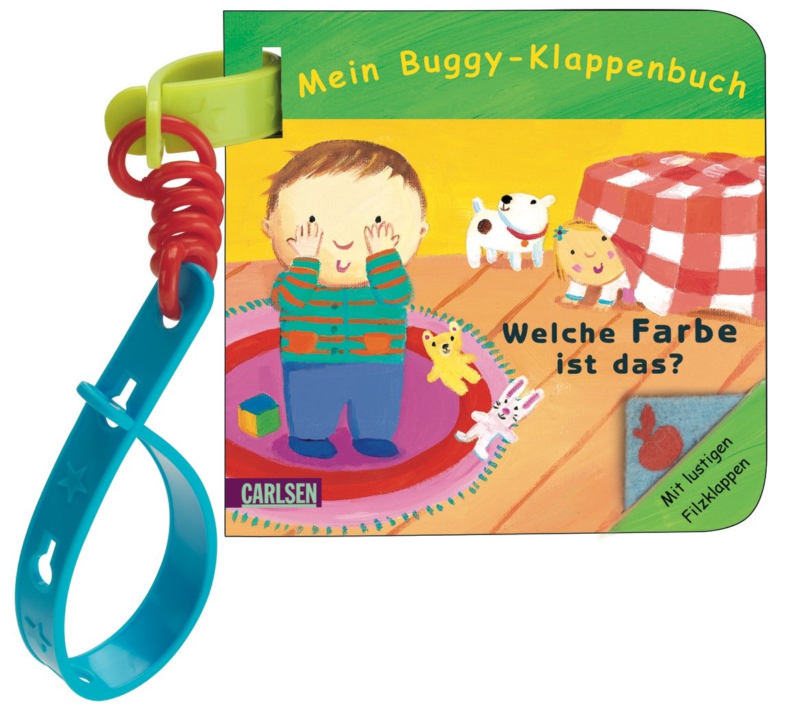 Welche Farbe ist das?: Mein Buggy-Klappenbuch (Buggy-Bücher zum Fühlen) Children's books