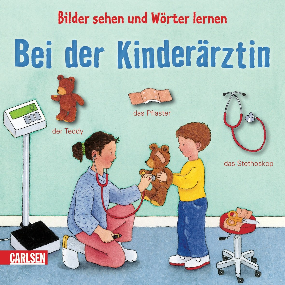 Bilder sehen und Wörter lernen: Bei der Kinderärztin book