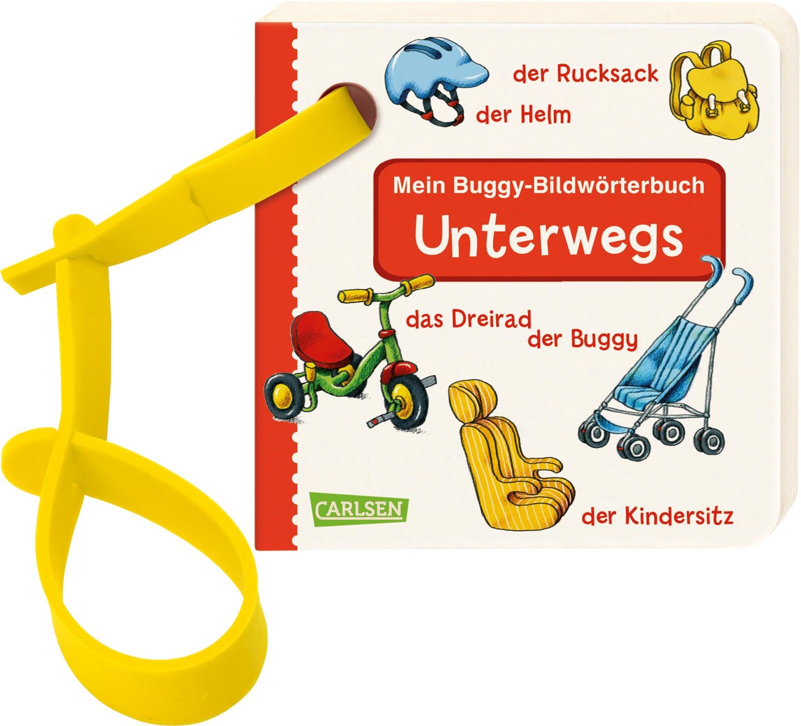 Buggy-Bücher: Mein Buggy-Bildwörterbuch: Unterwegs: Stabiles Pappbilderbuch für kleine Fahrzeugfans mit Buggyband ab 1 Jahr Non-fiction