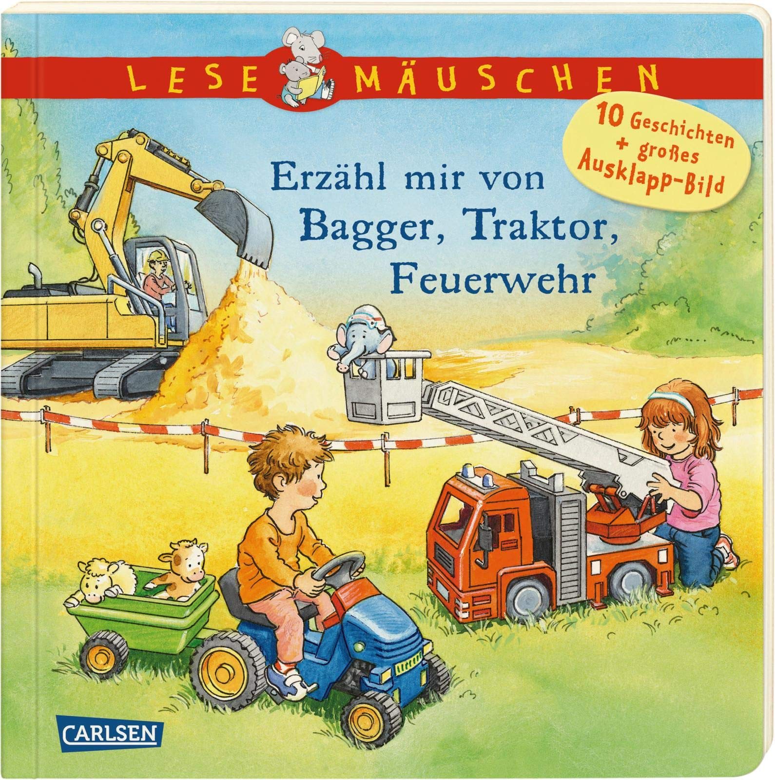 Lesemäuschen: Erzähl mir von Bagger, Traktor, Feuerwehr Non-fiction