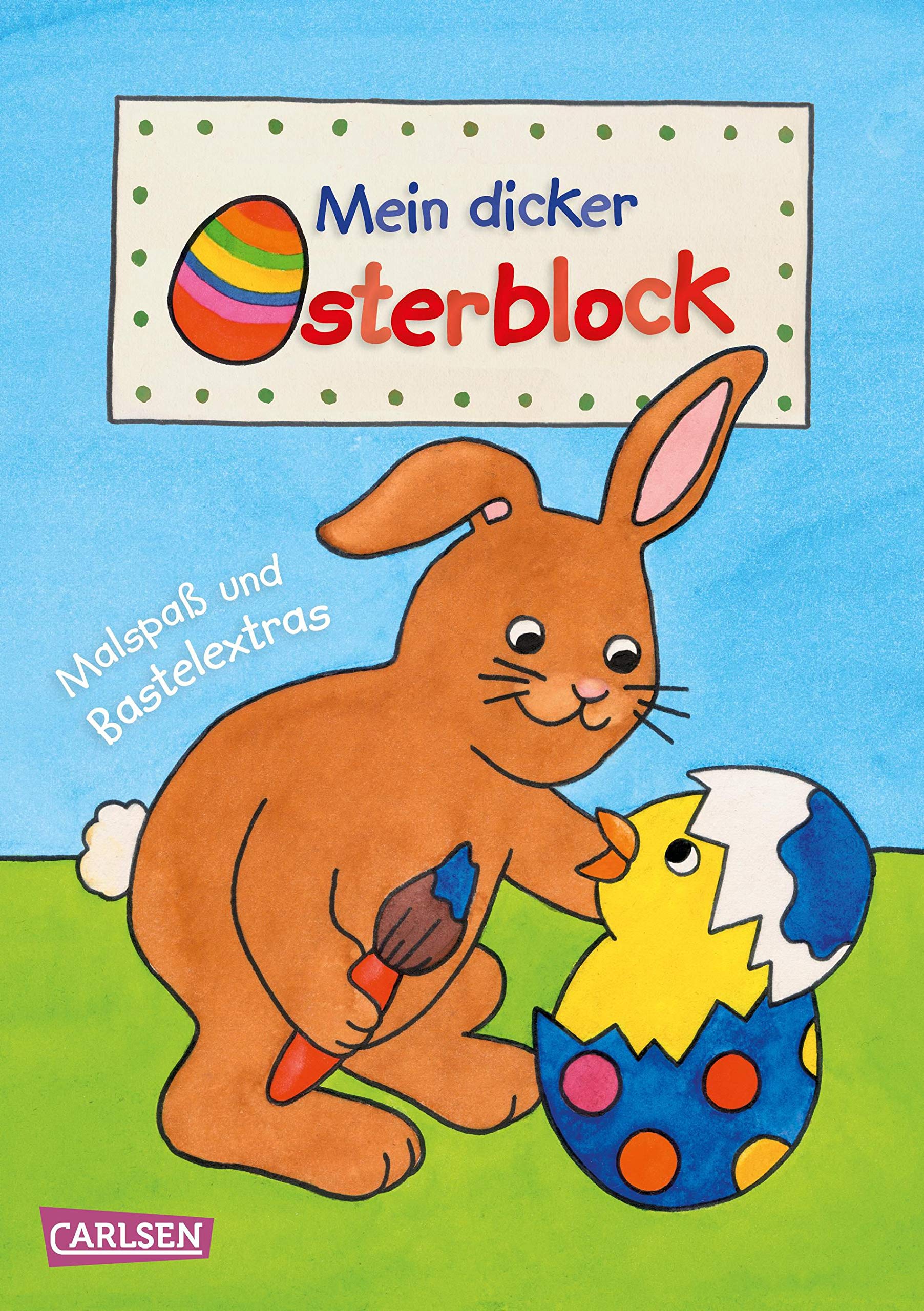 Mein dicker Osterblock: Malen und Basteln für Kinder ab 3 Jahren Non-fiction