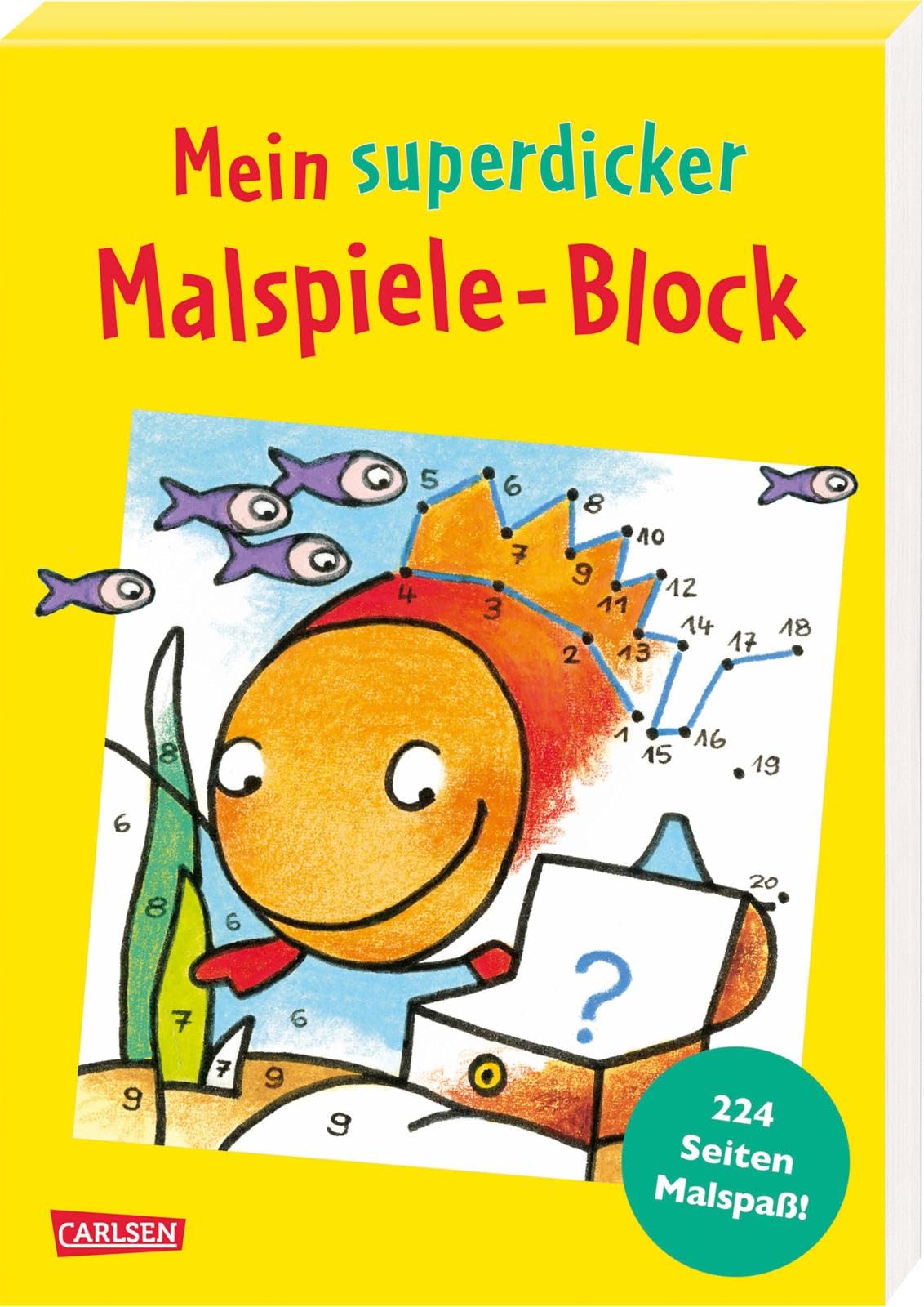 Mein superdicker Malspiele-Block Non-fiction books for kids