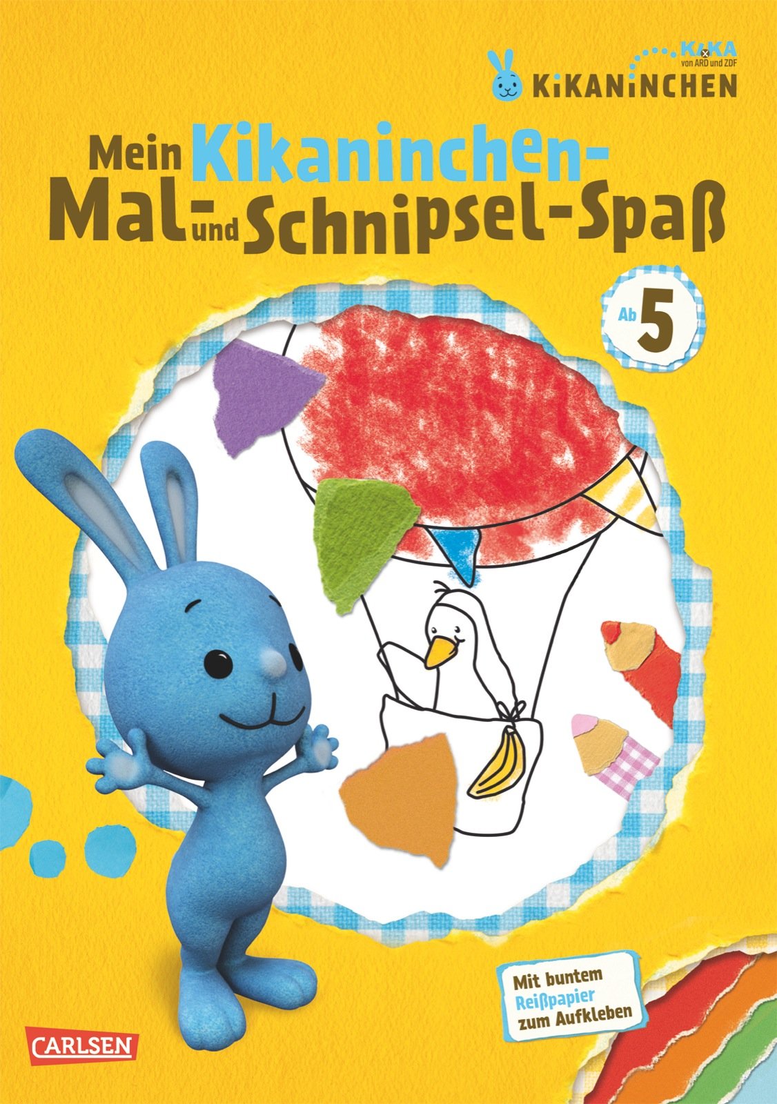 Mein Kikaninchen-Mal- und Schnipsel-Spaß: Mit buntem Reißpapier zum Aufkleben Non-fiction