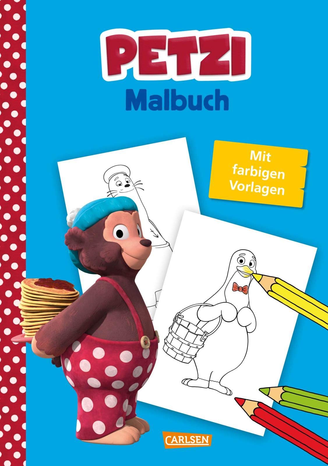 Petzi: Malbuch: zur Fernsehserie Tiptoi & Games