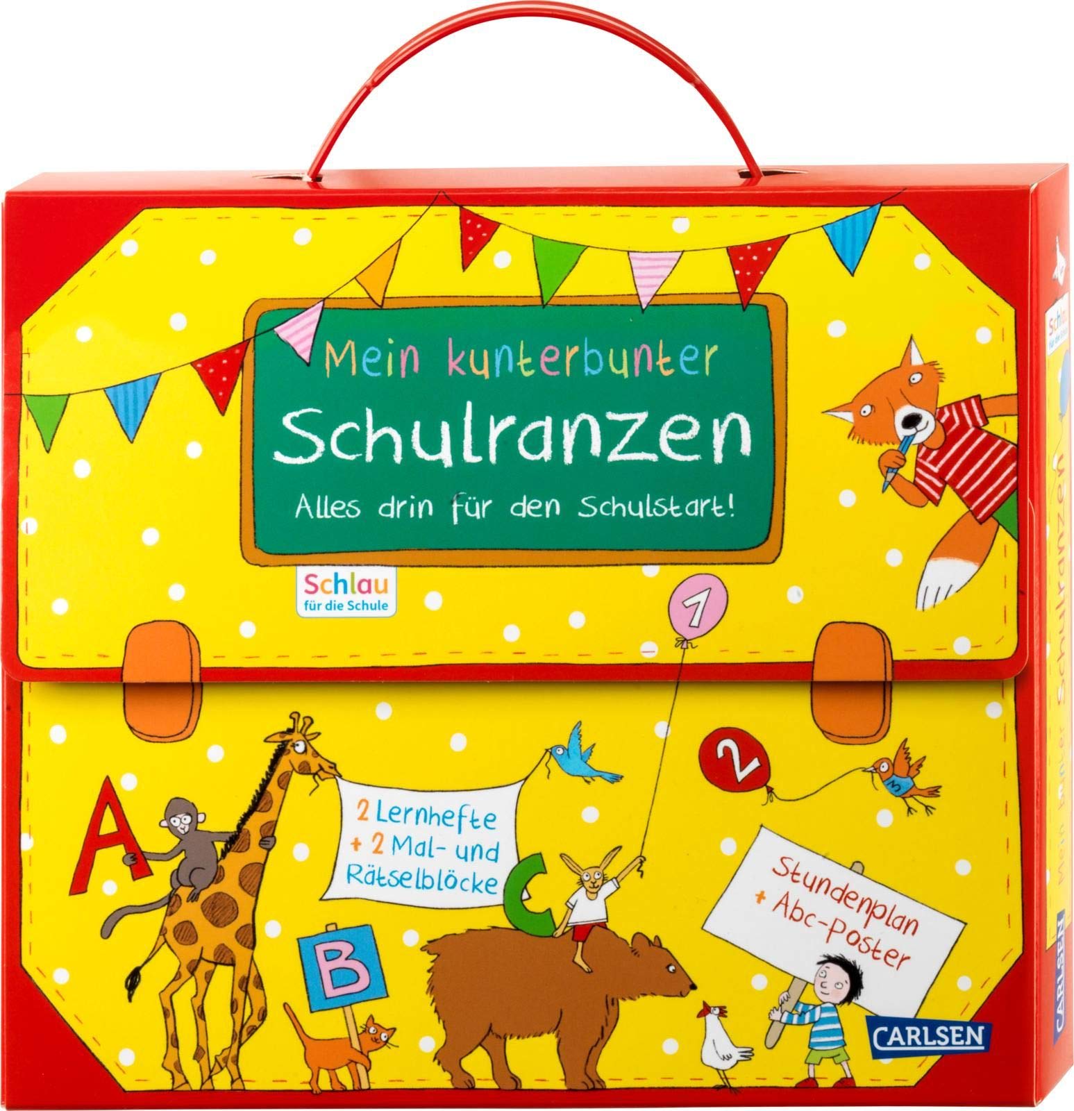 Schlau für die Schule: Mein kunterbunter Schulranzen (Buch-Set für den Schulstart) Learning & Reference