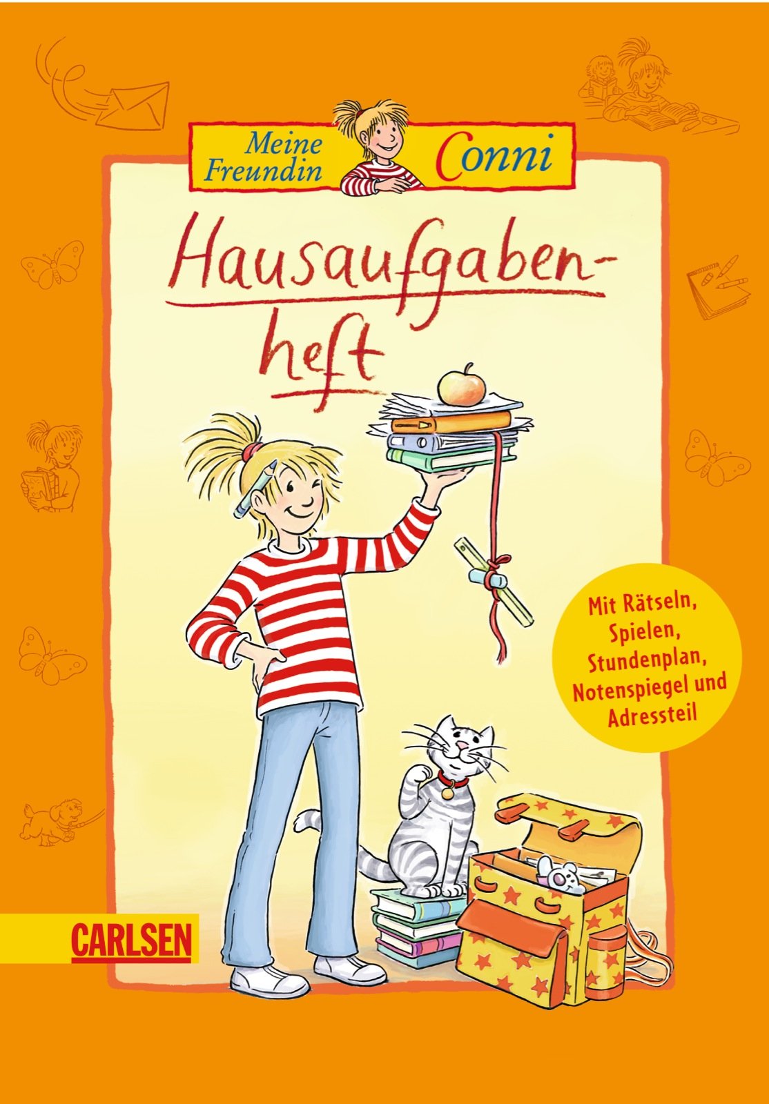 Meine Freundin Conni. Hausaufgabenheft: Mit Rätseln, Spielen, Stundenplan, Notenspiegel und Adressteil book