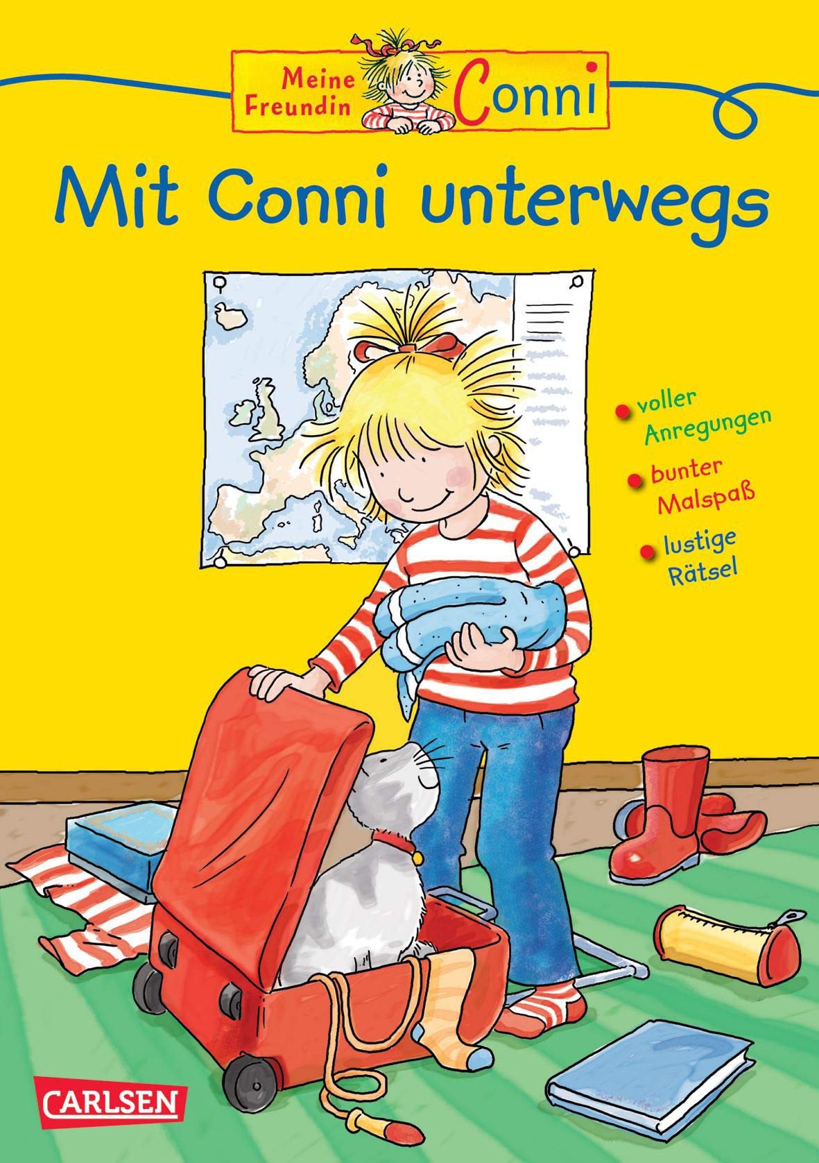 Conni Gelbe Reihe: Mit Conni unterwegs: Spielen, Malen, Raten Non-fiction