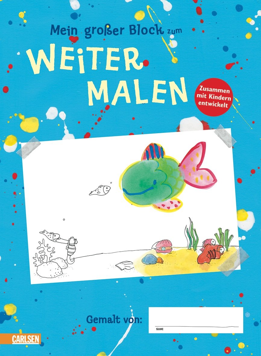 Mein großer Block zum Weitermalen: Zusammen mit Kindern entwickelt Tiptoi & Games