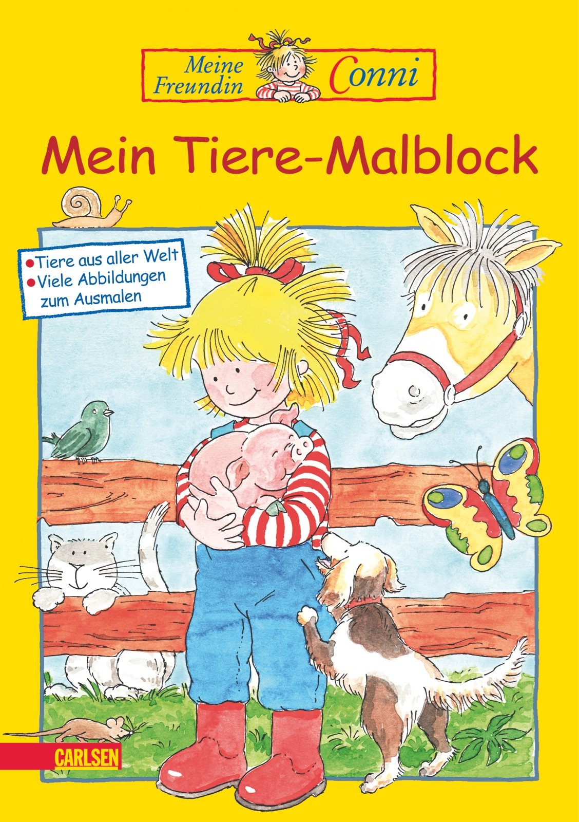 Conni Gelbe Reihe: Mein Tiere-Malblock Non-fiction