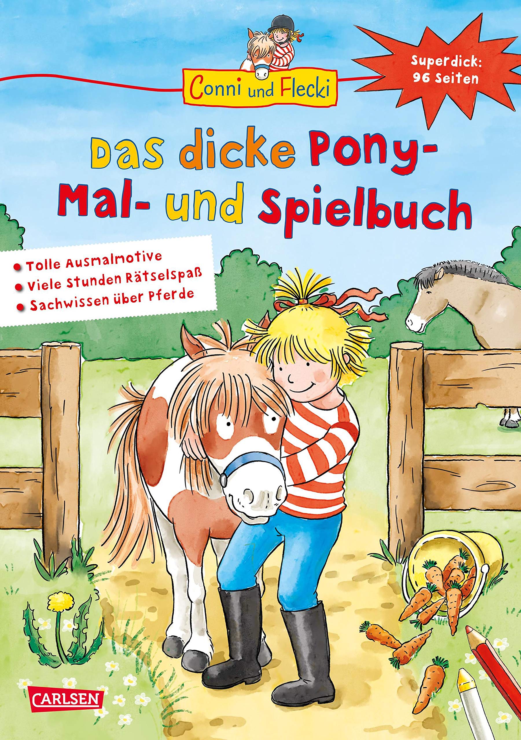 Conni und Flecki: Das dicke Pony-Mal- und Spielbuch Non-fiction