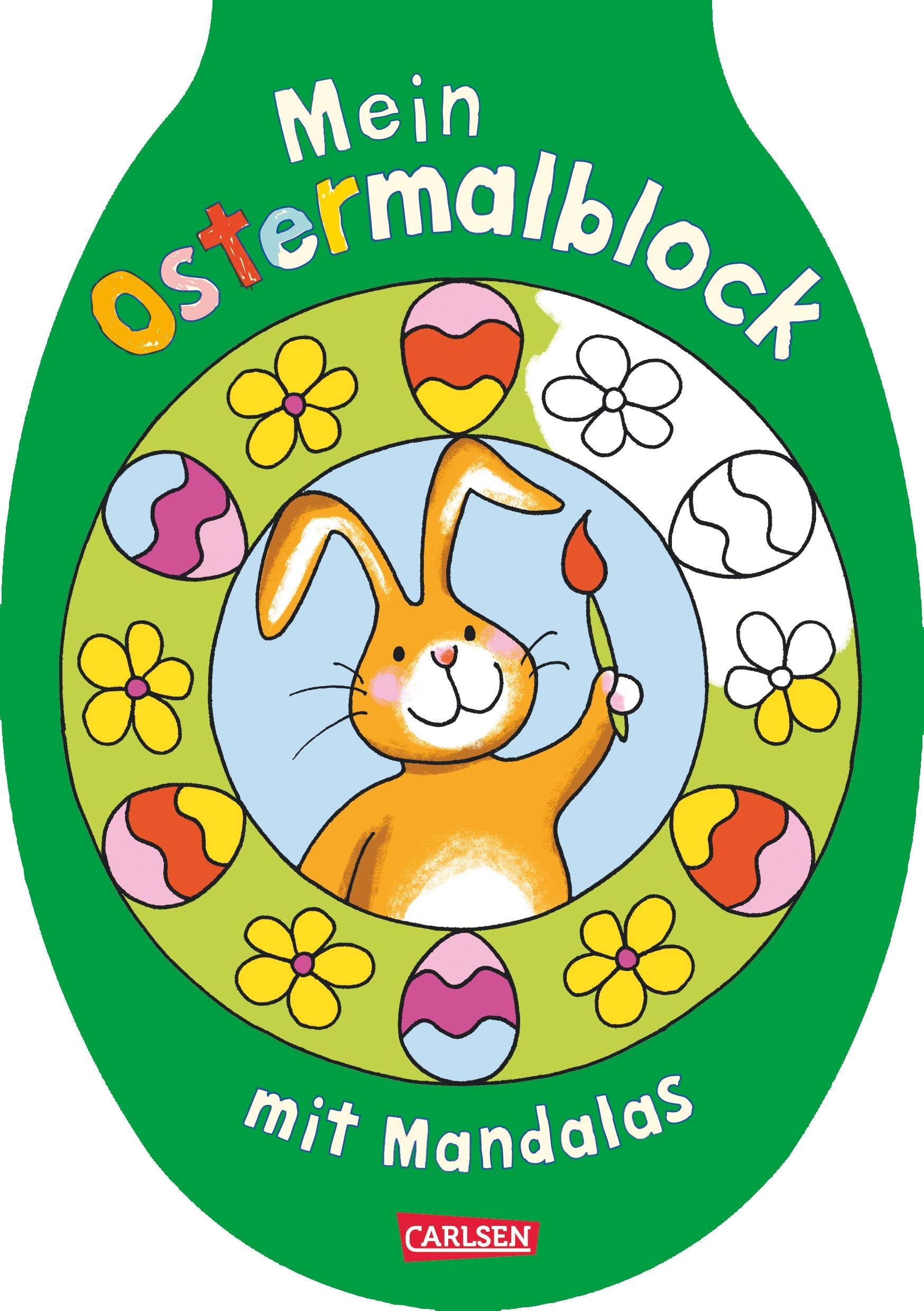 Mein Oster-Malblock mit Mandalas: Über 40 zauberhafte Mandalas für die Frühlingszeit Non-fiction