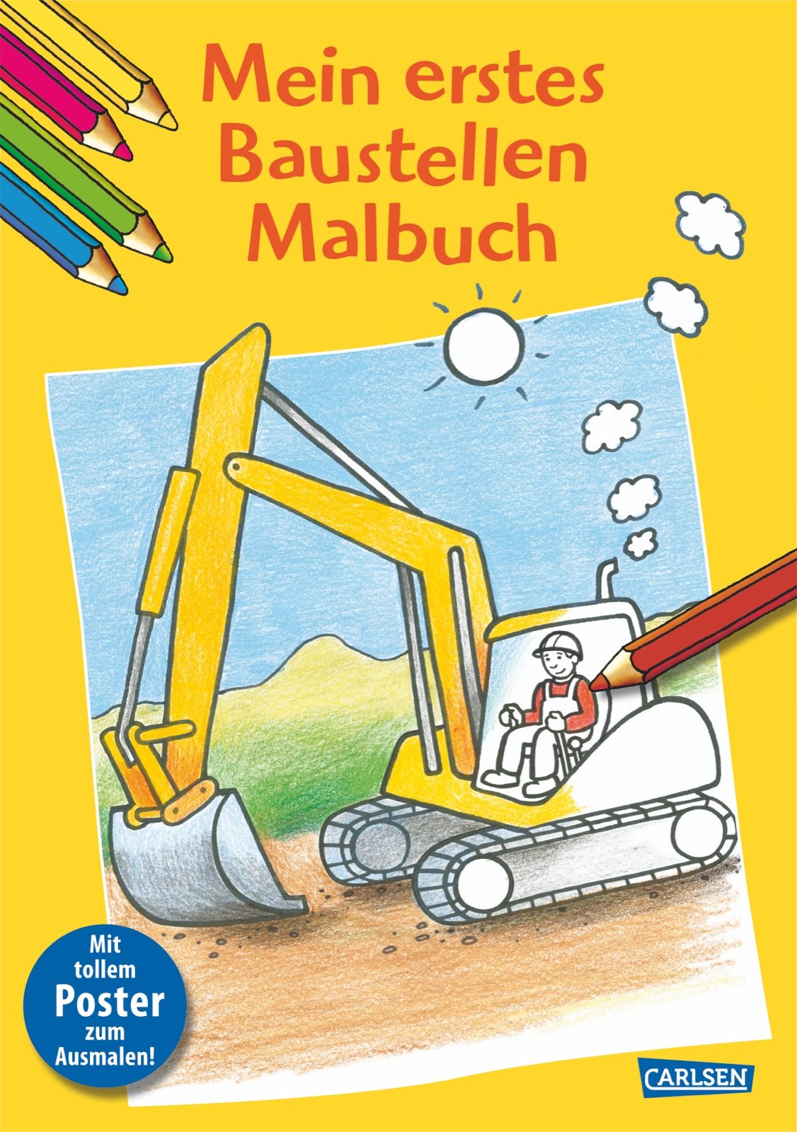 Mein erstes Baustellen-Malbuch Tiptoi & Games
