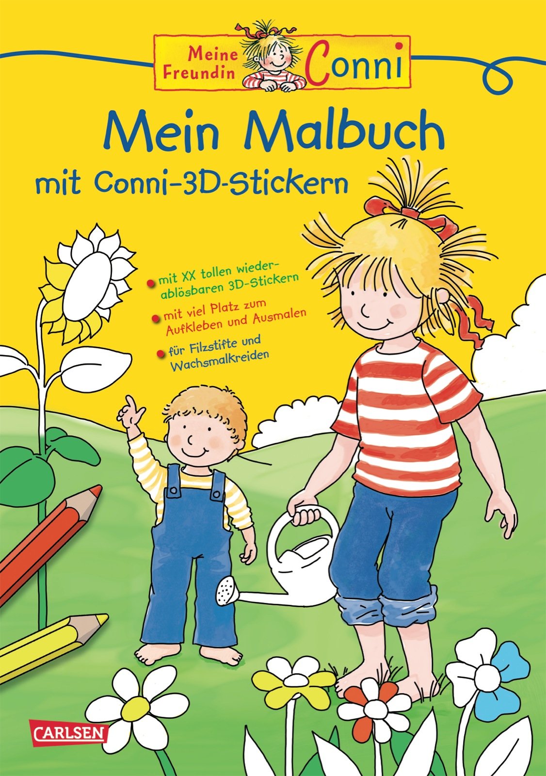 Conni Gelbe Reihe: Mein Malbuch - mit 3-D-Stickern Non-fiction