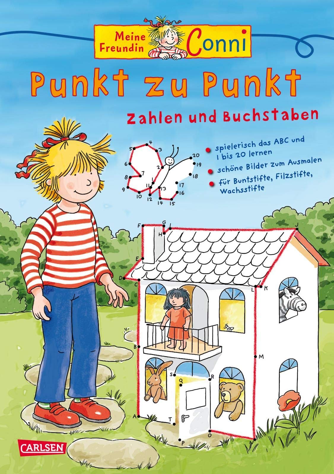 Conni Gelbe Reihe: Punkt zu Punkt mit Buchstaben und Zahlen Non-fiction