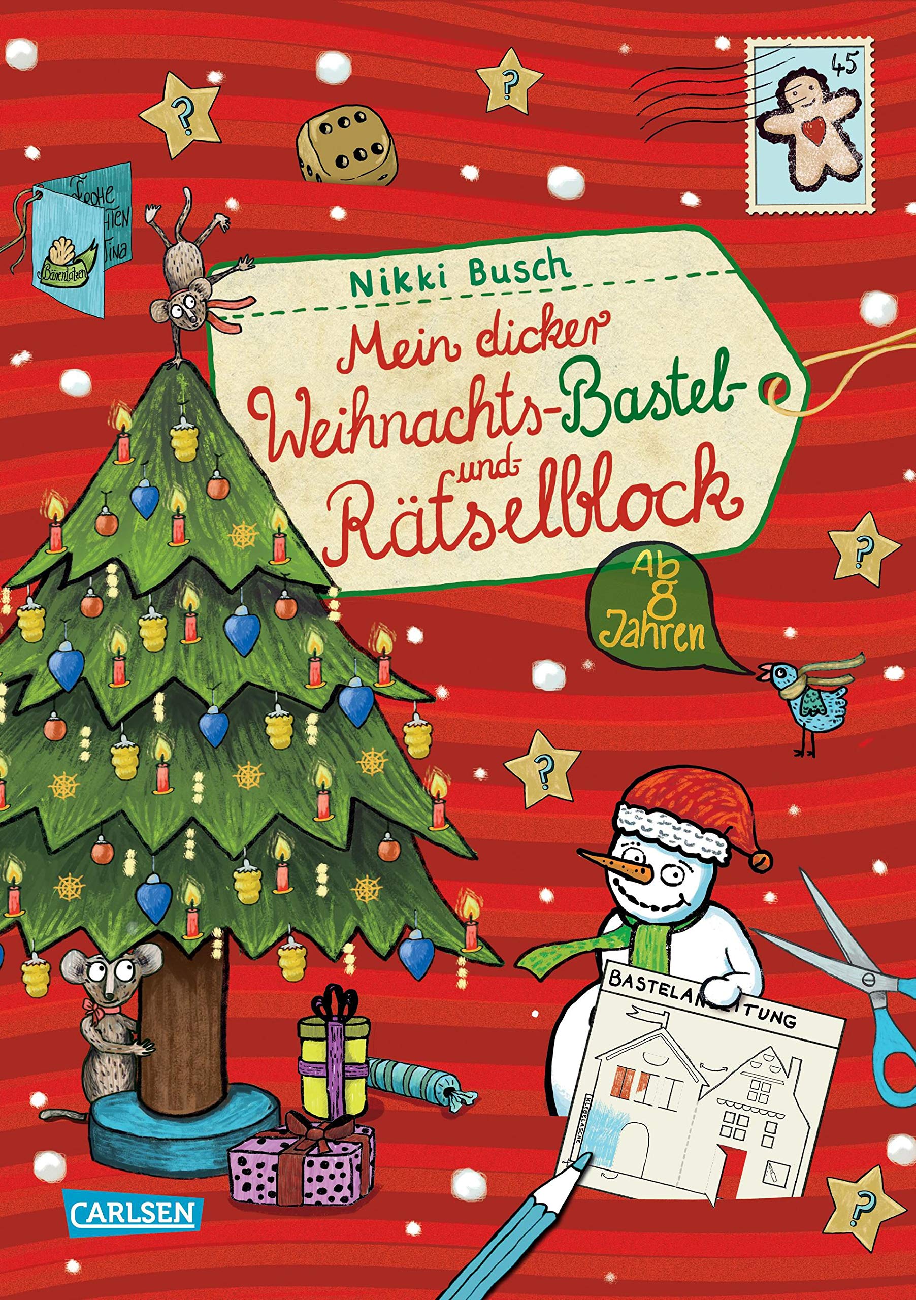 Mein dicker Weihnachts-Bastel- und Rätselblock: Band 3: Rätsel, Spiele, Witze, Bastelideen und vieles mehr Tiptoi & Games