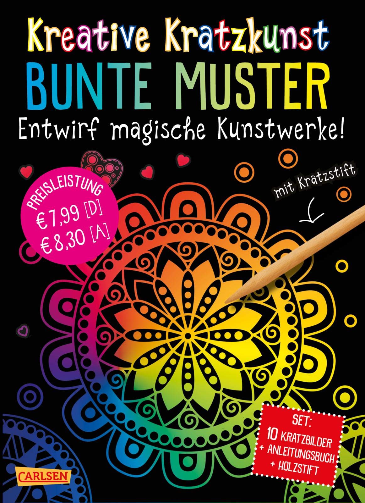 Kreative Kratzkunst: Bunte Muster Non-fiction