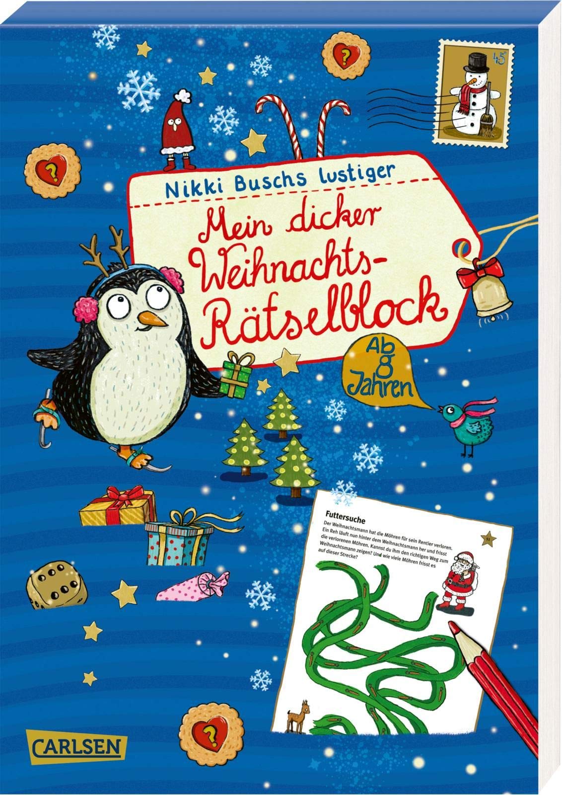 Mein dicker Weihnachts-Rätselblock: Band 5: Rätsel, Spiele, Witze und vieles mehr (5) Study Guides