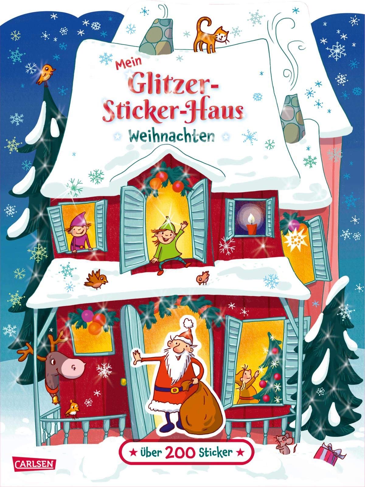 Mein Glitzer-Sticker-Haus: Weihnachten Tiptoi & Games