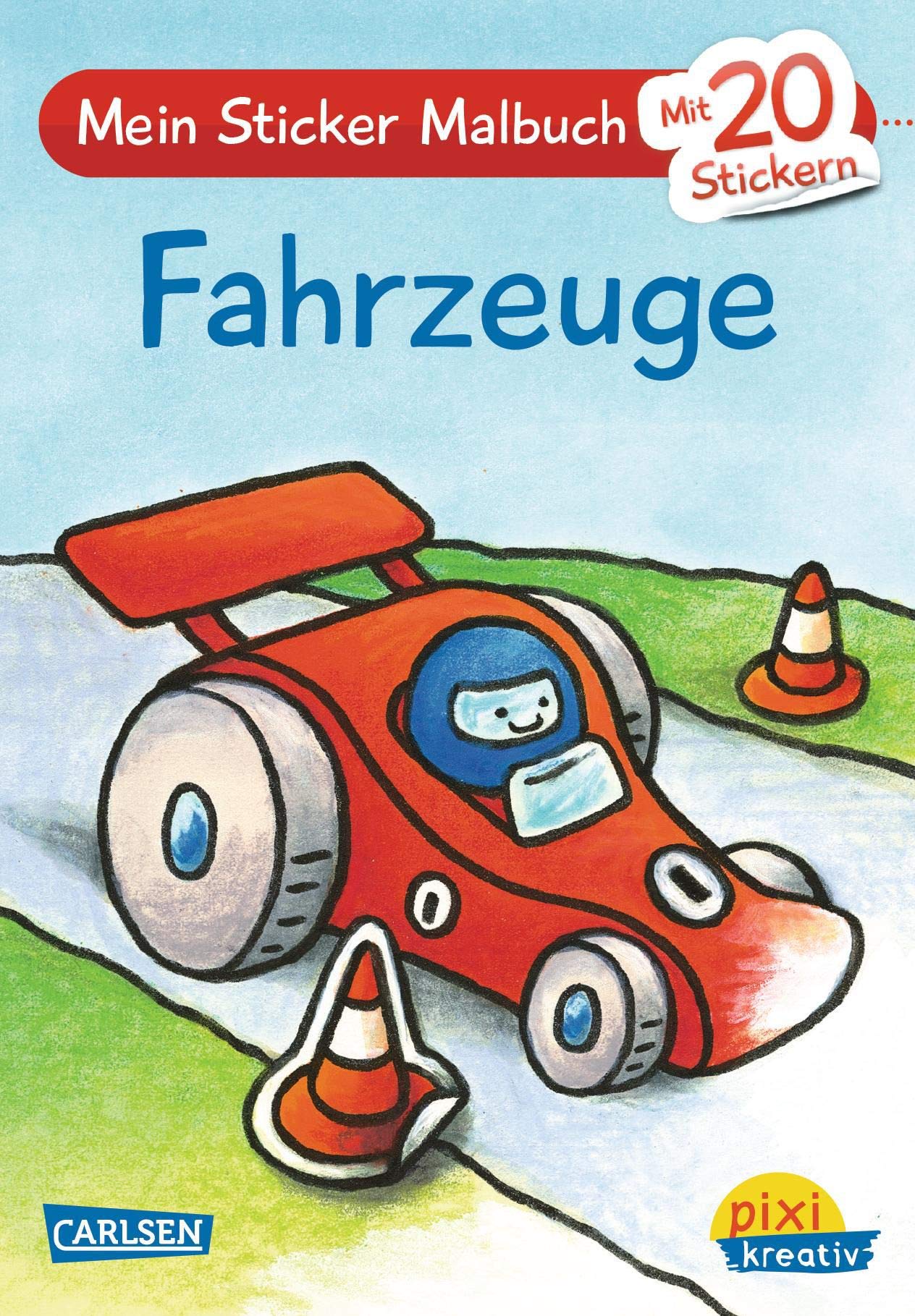 Pixi kreativ - Mein Sticker-Malbuch: Fahrzeuge Non-fiction