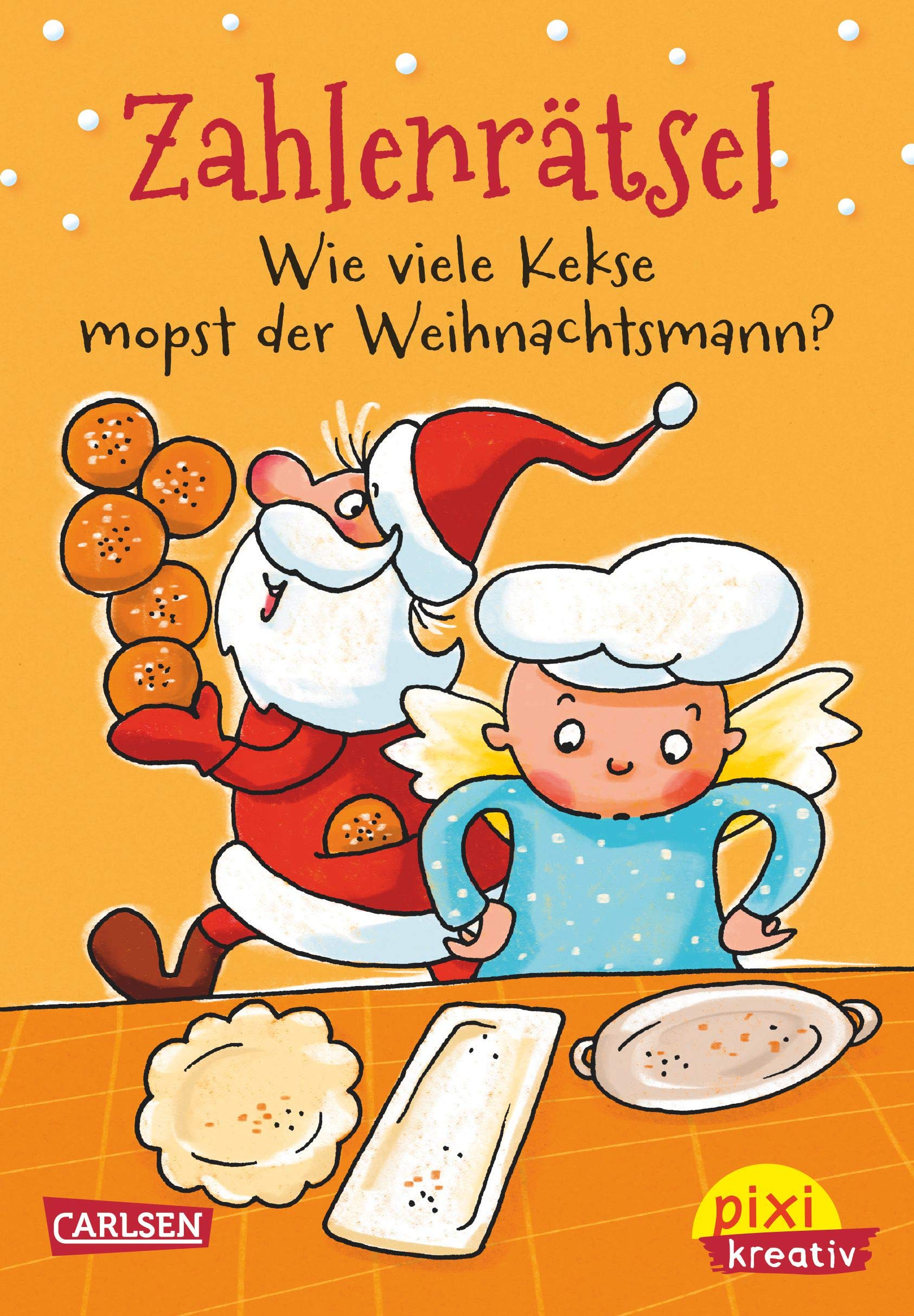 Pixi kreativ 69: Zahlenrätsel: Wie viele Kekse mopst der Weihnachtsmann?: Lustiger Weihnachts-Rätselblock book