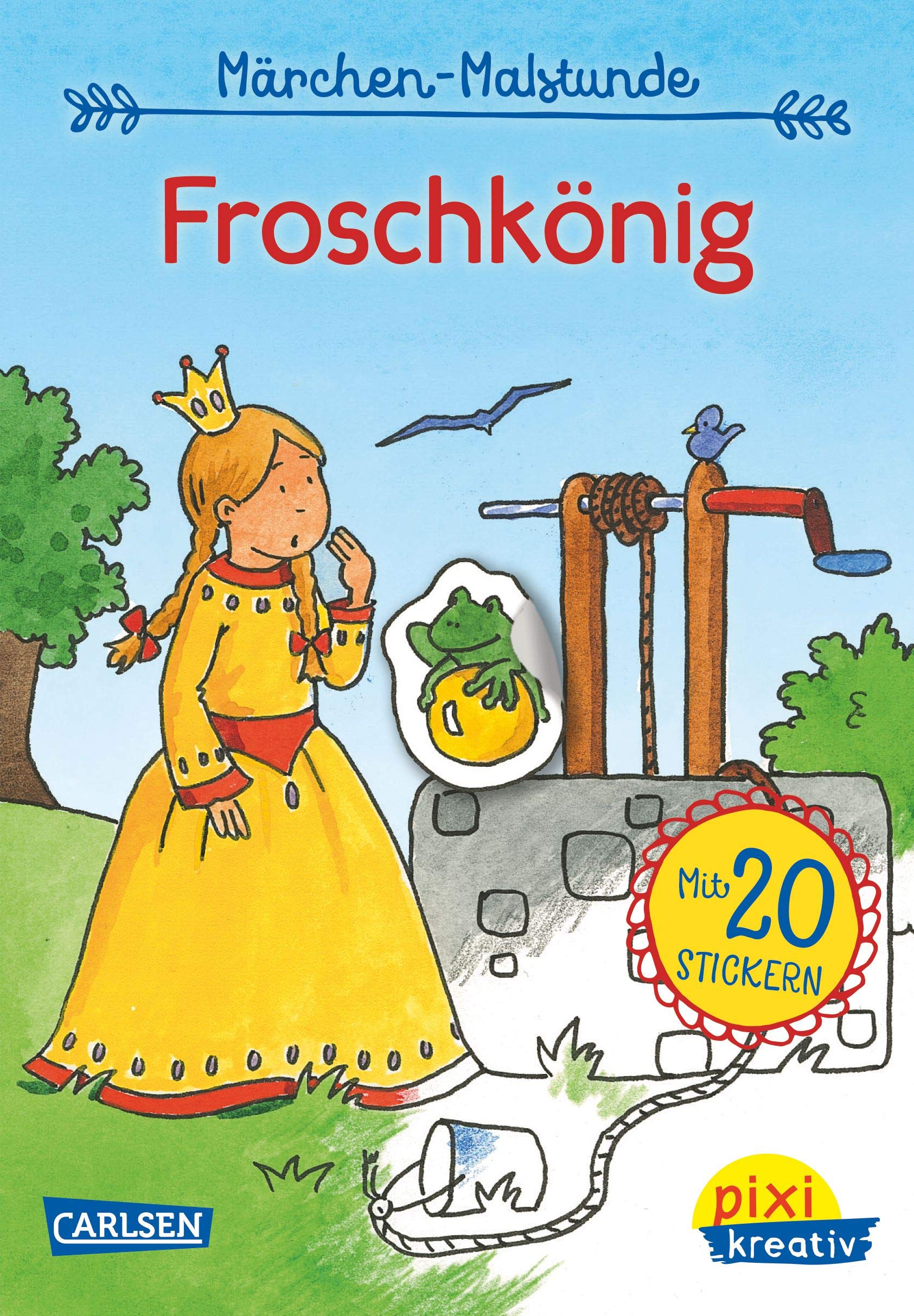 Pixi kreativ Nr. 72: Meine Märchen-Malstunde: Froschkönig book
