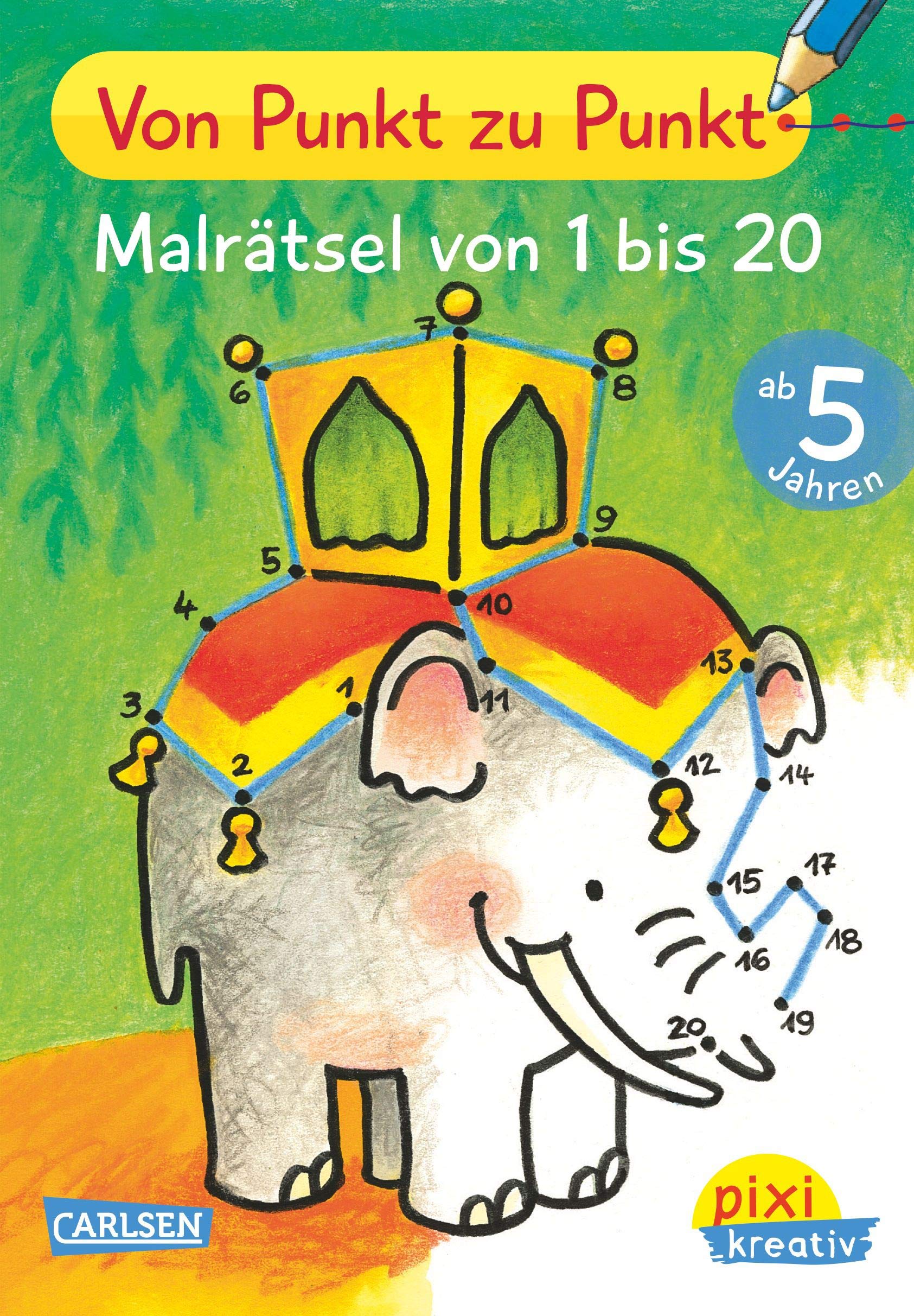 Pixi kreativ Nr. 80: Von Punkt zu Punkt: Malrätsel von 1 bis 20 book
