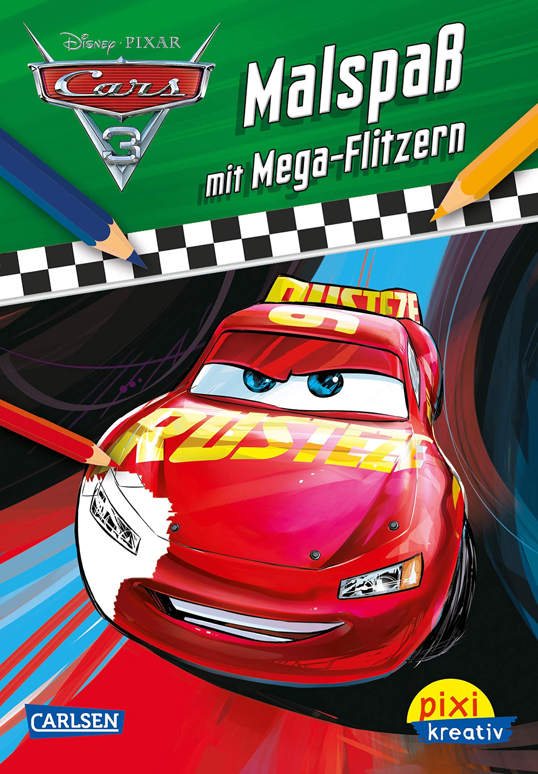 Pixi kreativ - Disney Cars 3 - Malspaß mit Mega-Flitzern book
