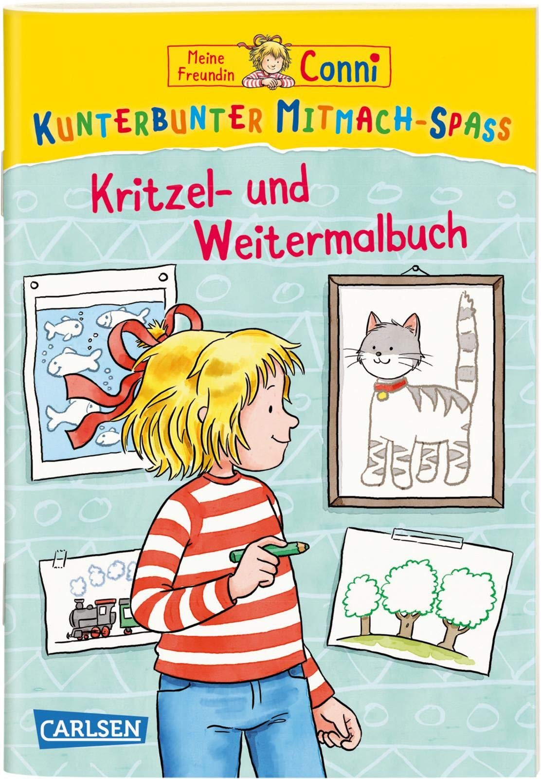 Meine Freundin Conni: Kunterbunter Mitmach-Spaß - Kritzel- und Weitermalbuch book