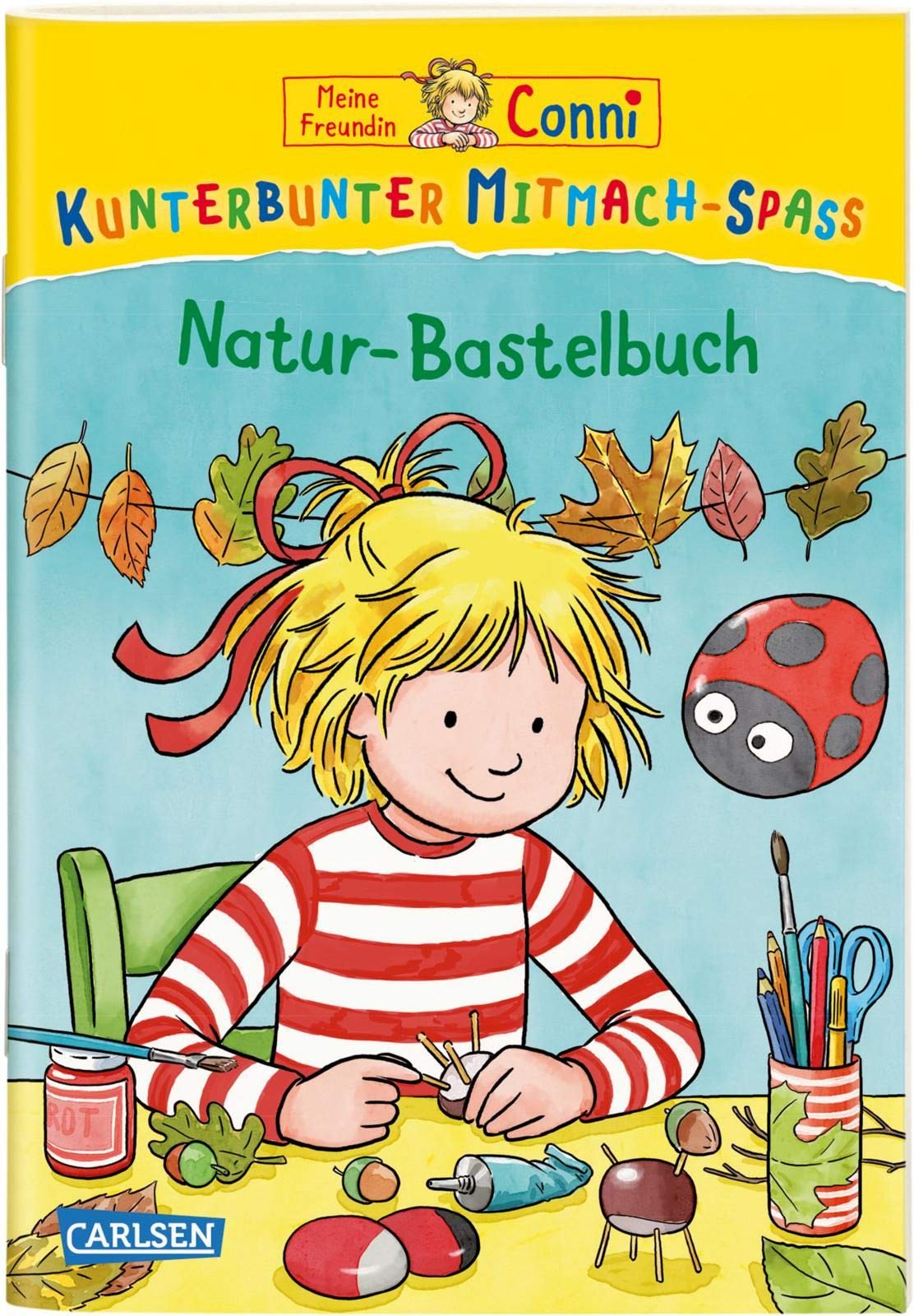 Meine Freundin Conni: Kunterbunter Mitmach-Spaß - Natur-Bastelbuch book