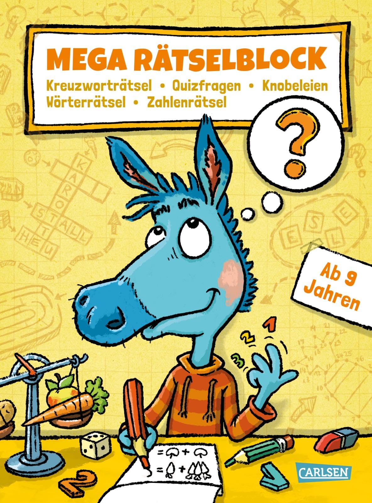 Mega Rätselblock – Kreuzworträtsel, Quizfragen, Knobeleien, Wörterrätsel, Zahlenrätsel: ab 9 Jahre (2) Non-fiction