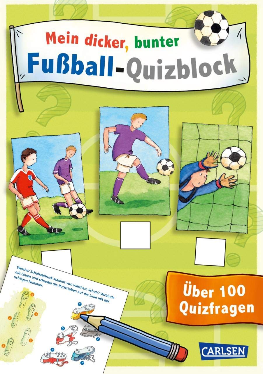Mein dicker, bunter Fußball-Quizblock Leisure & Fun