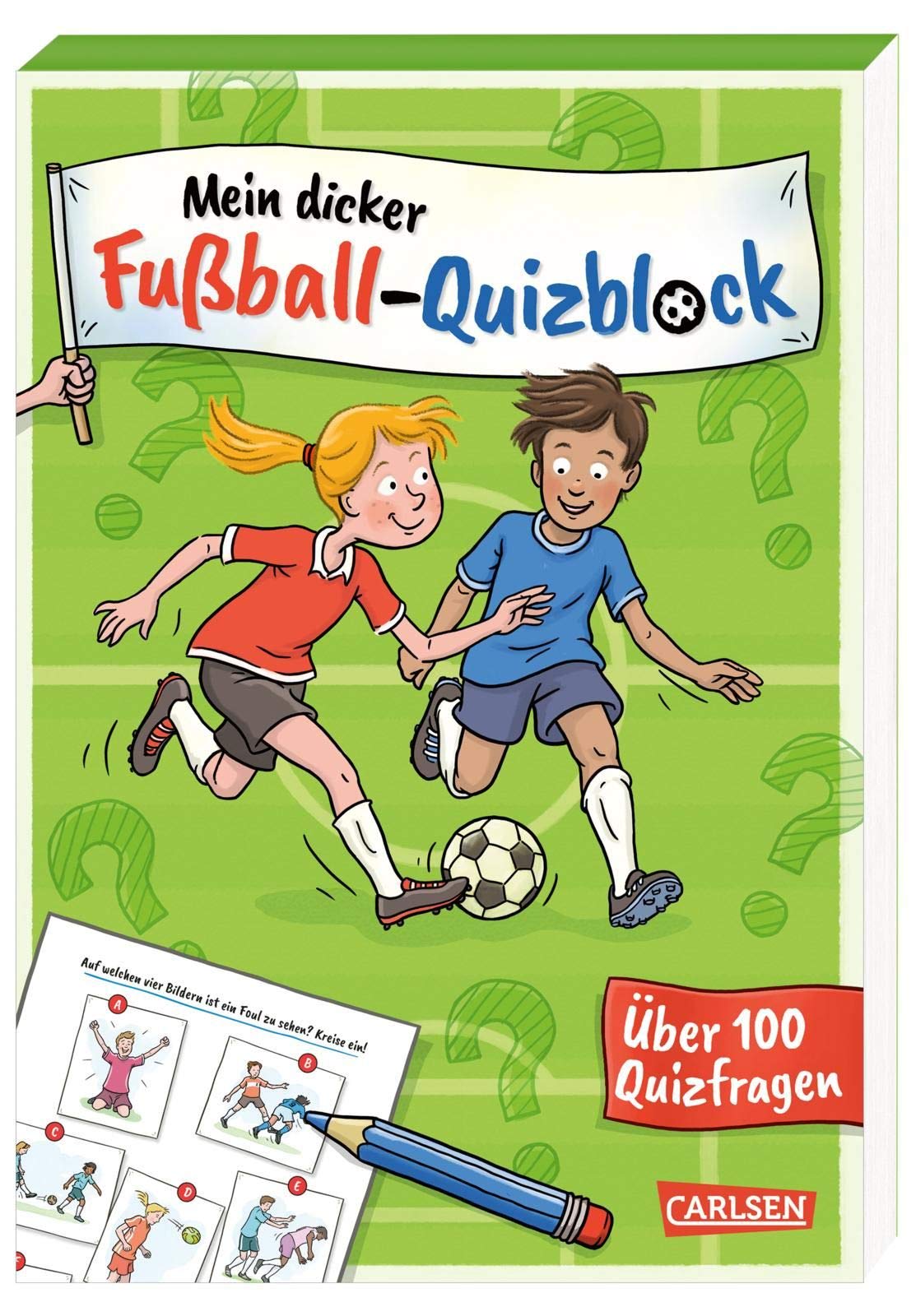 Mein dicker Fußball-Quizblock: Über 100 Quizfragen Leisure & Fun