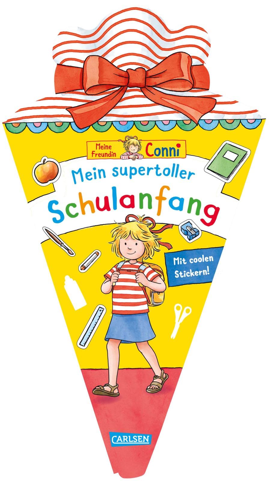 Conni Gelbe Reihe (Beschäftigungsbuch): Schultüte: Mein supertoller Schulanfang: Mit Stickern Non-fiction