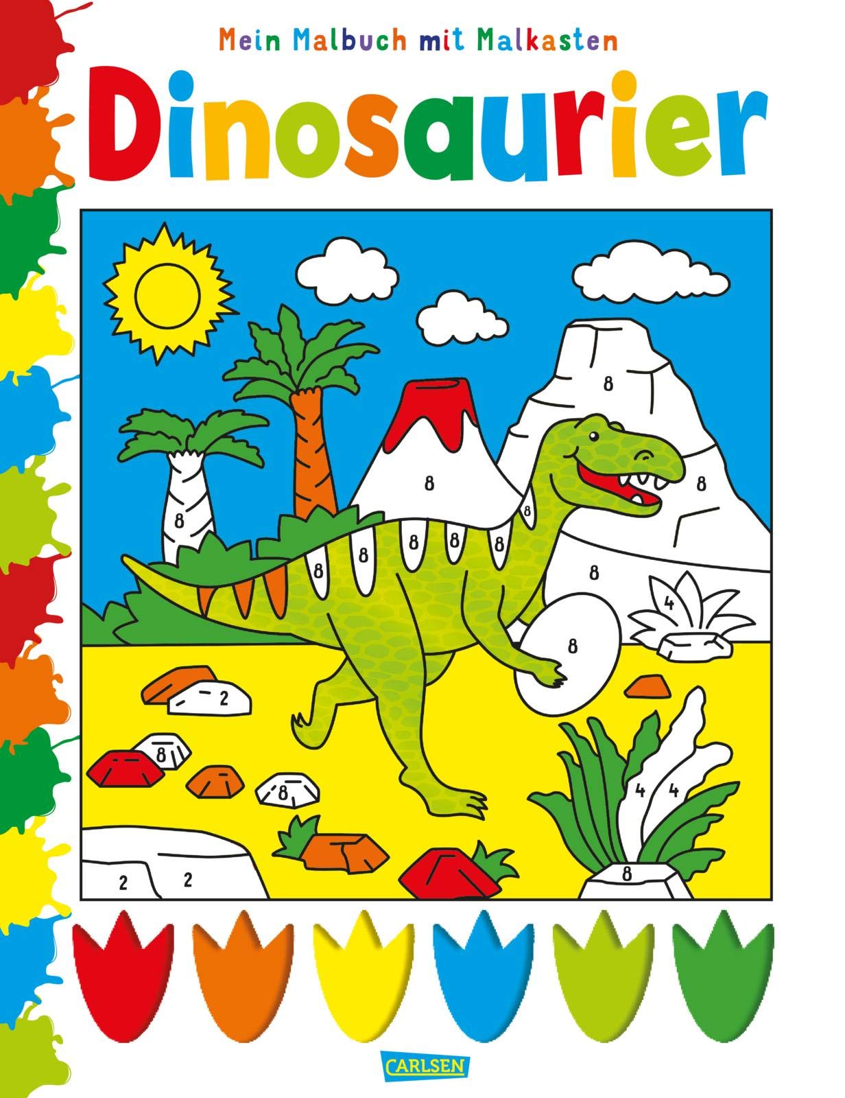 Mein Malbuch mit Malkasten: Dinosaurier Non-fiction