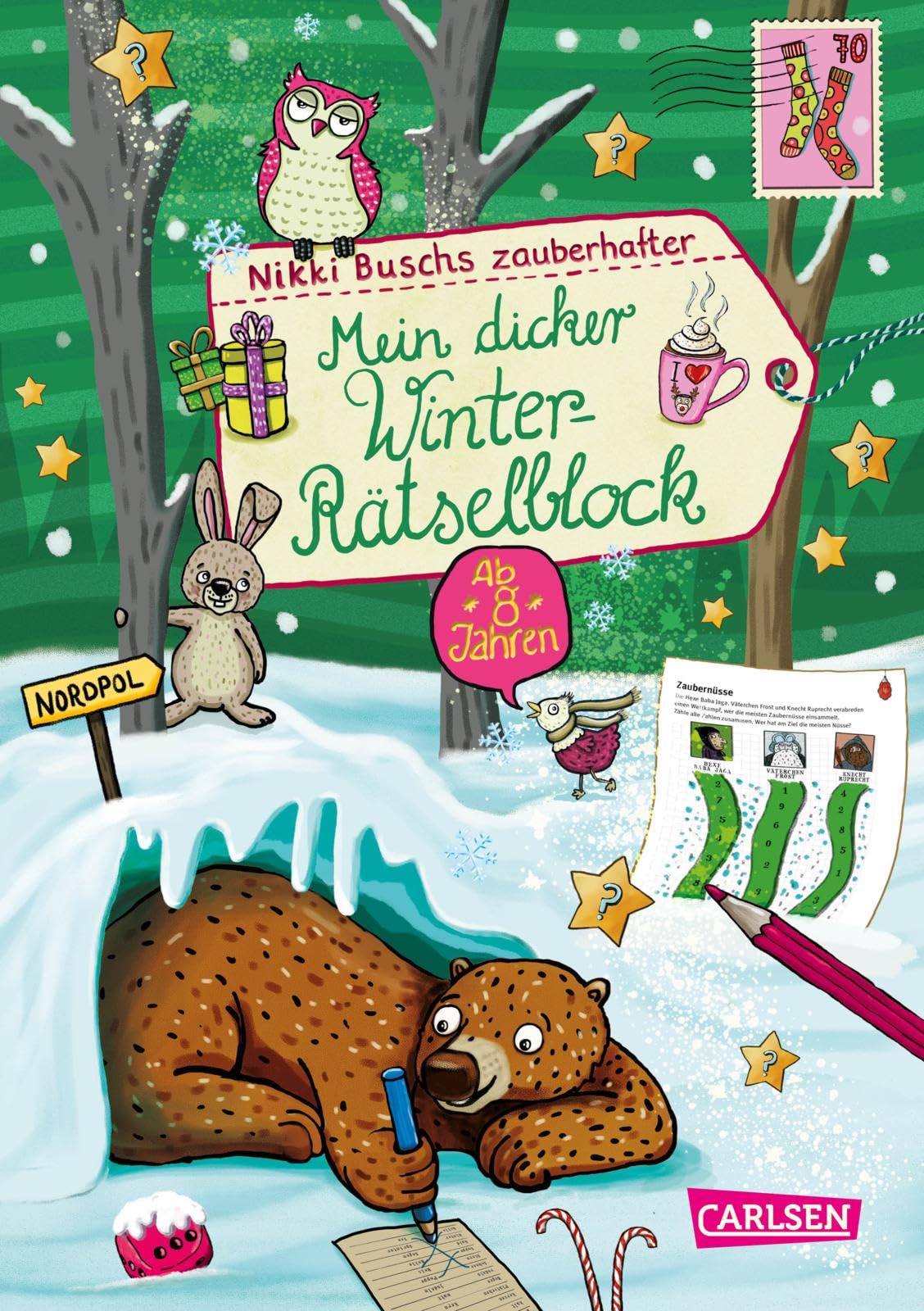 Mein dicker Winter-Rätselblock Lifestyle Books