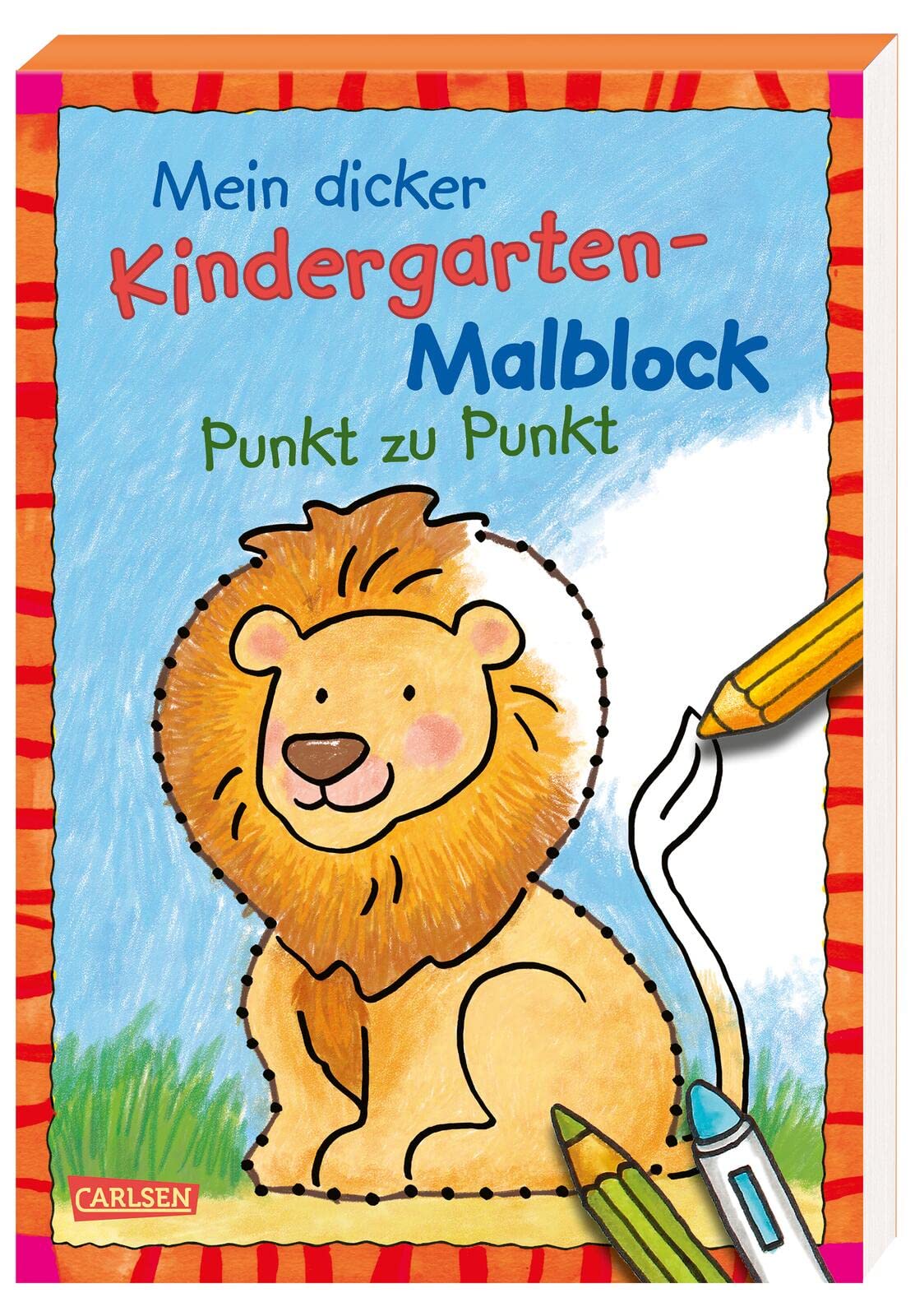 Mein dicker Kindergarten-Malblock: Punkt zu Punkt Non-fiction